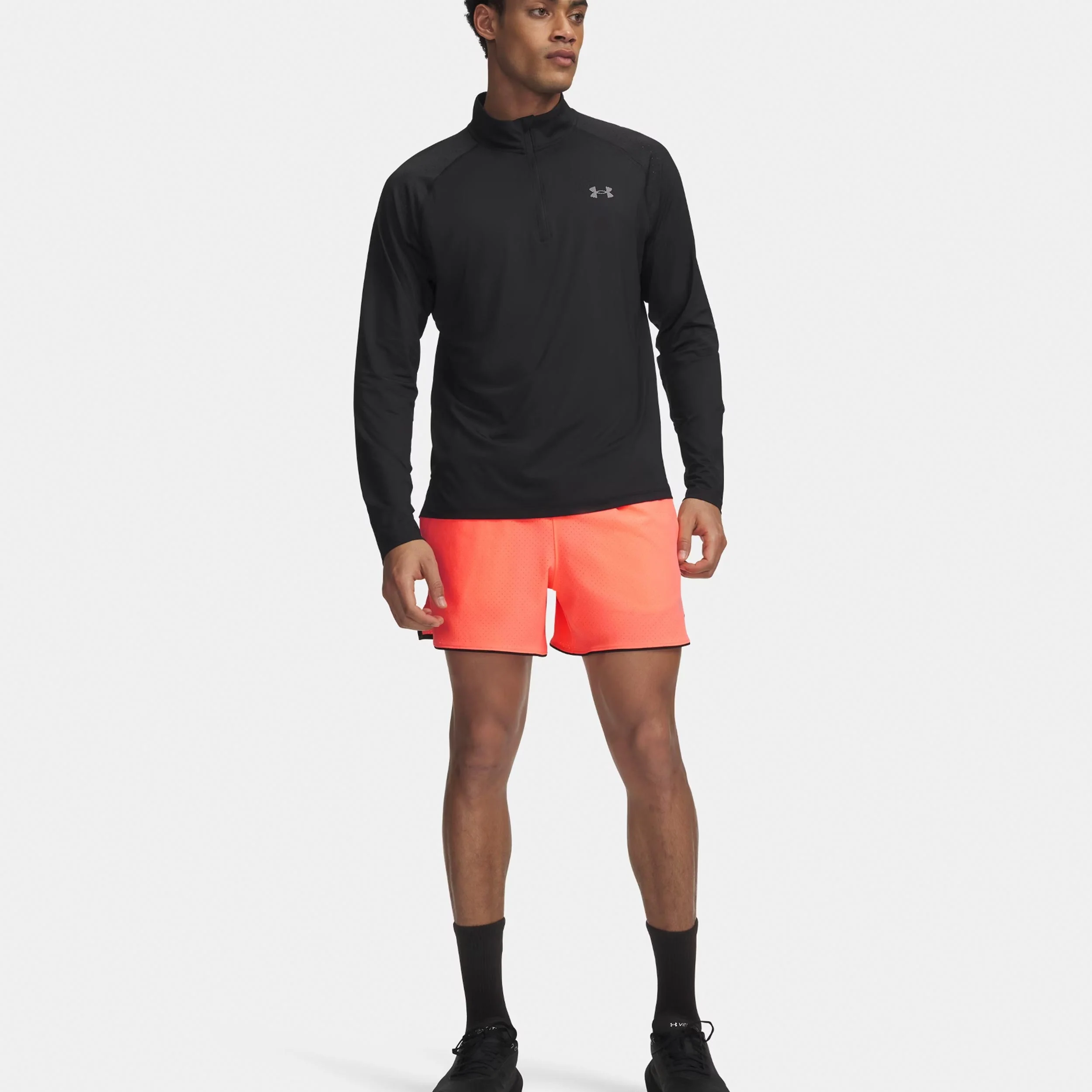 Velociti Pro Vent 5in  Laufshorts Herren - orange, silber - Image 4