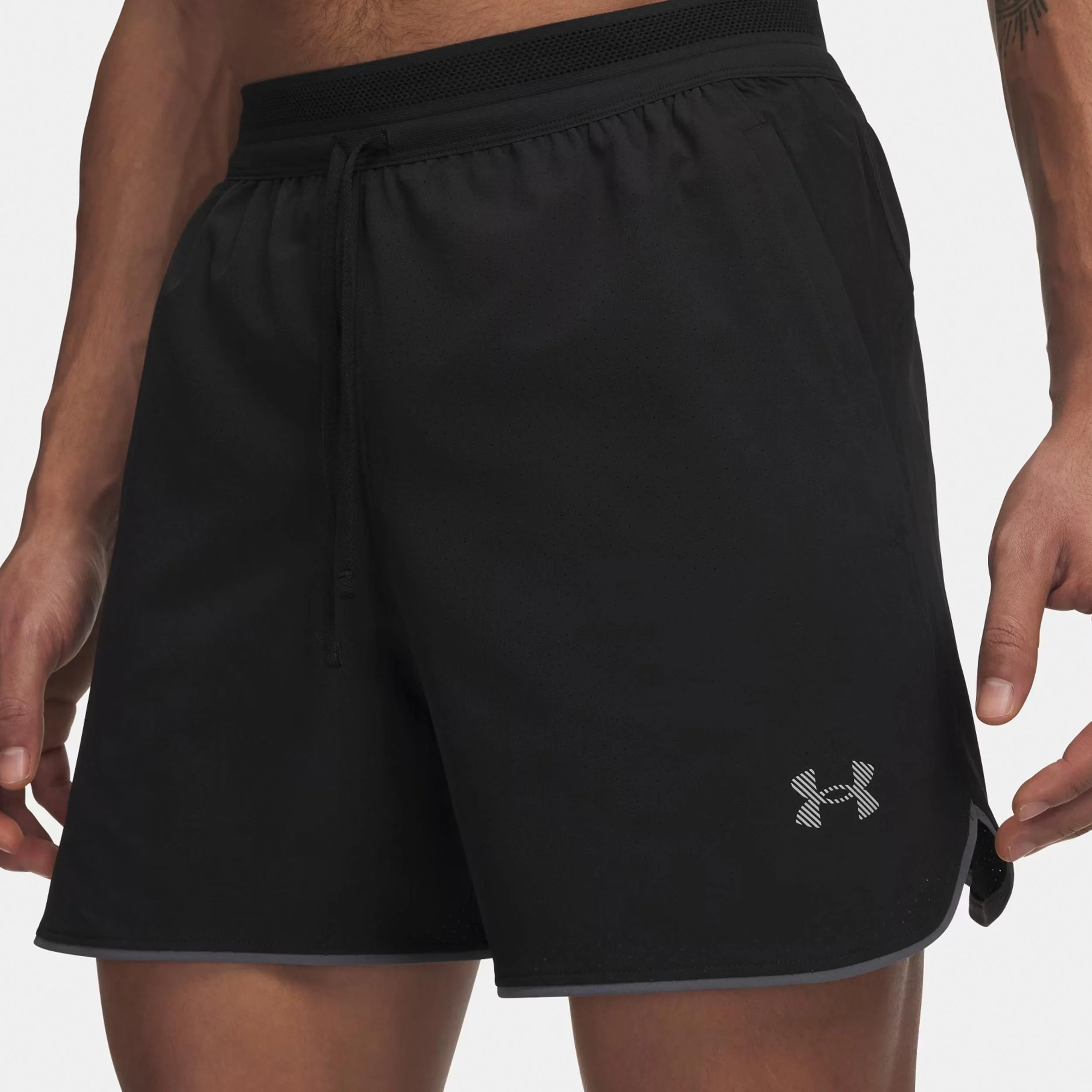 Velociti Pro Vent 5in  Laufshorts Herren - schwarz, silber - Image 3