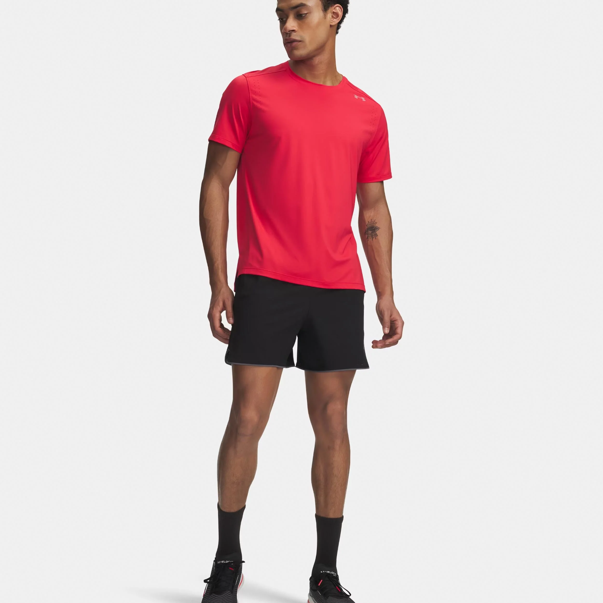 Velociti Pro Vent 5in  Laufshorts Herren - schwarz, silber - Image 4