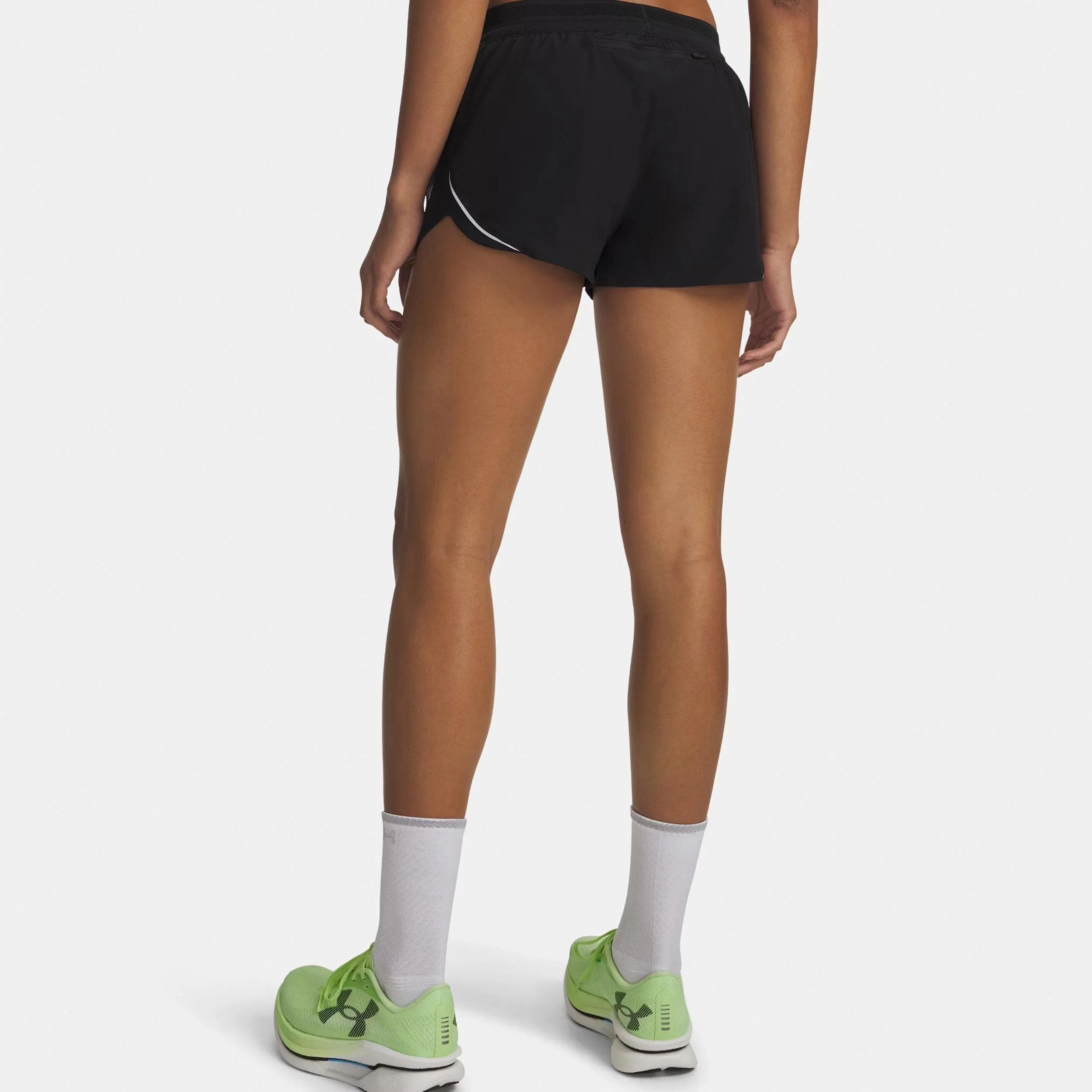 Velociti Pro Vent s Laufshorts Damen-schwarz, silber - Image 2