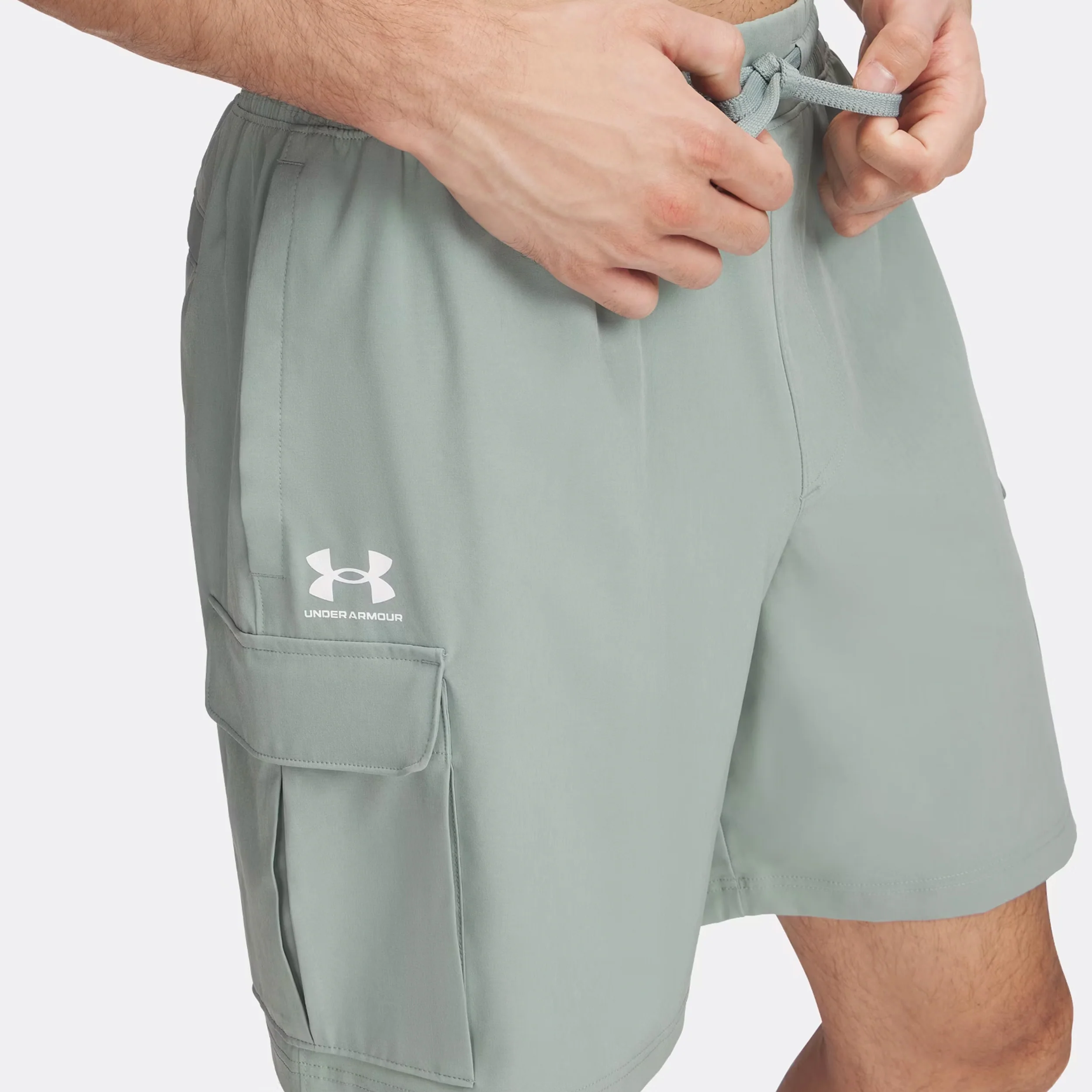 Vibe Woven Cargo Shorts Herren-Grün - Image 4
