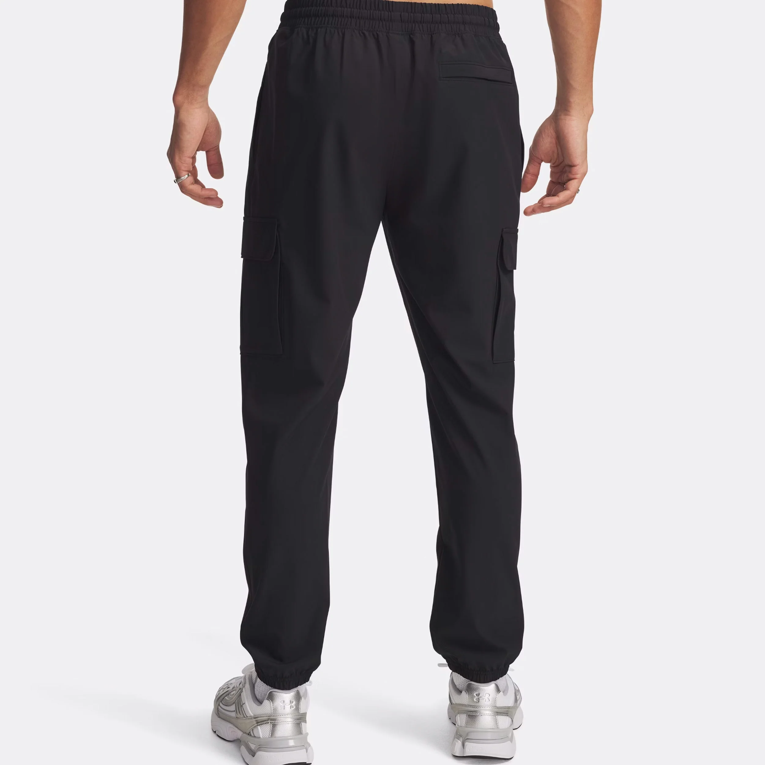 Vibe Woven Cargo Trainingshose Herren-Schwarz - Image 4
