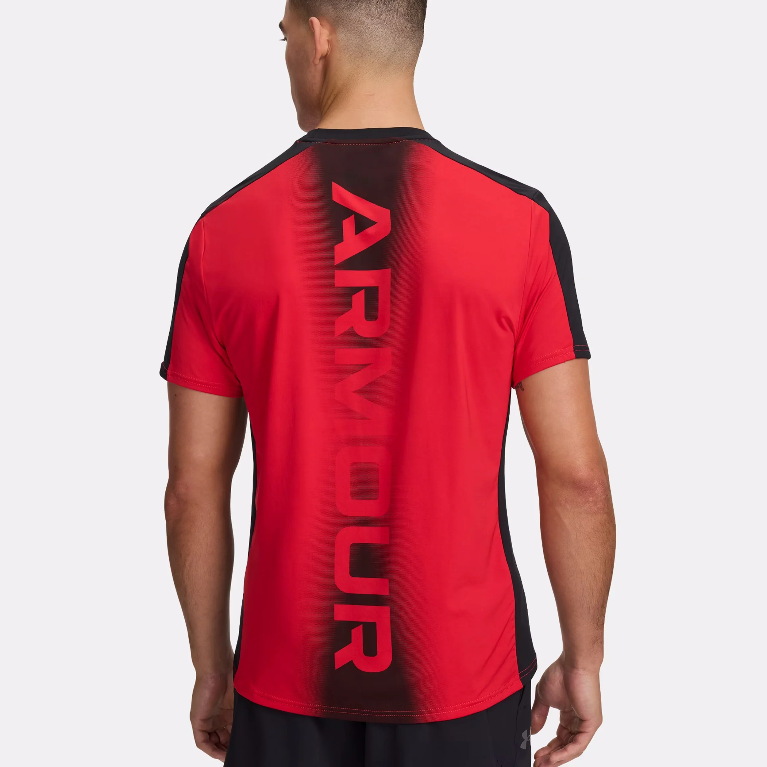 Wordmark T-Shirt Herren-Rot - Image 2