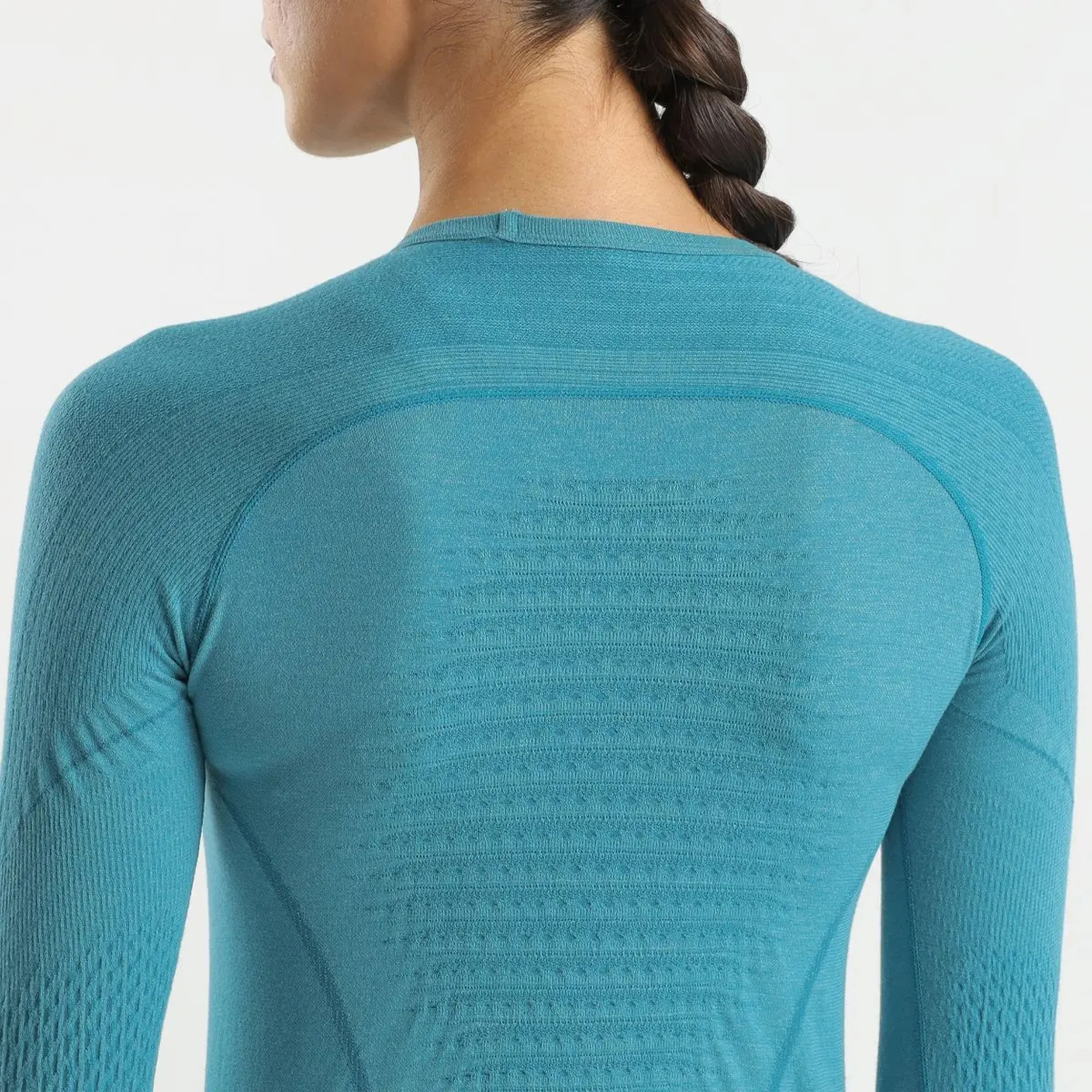 Elevatyon Biomorph Laufshirt Damen-Türkis - Image 8
