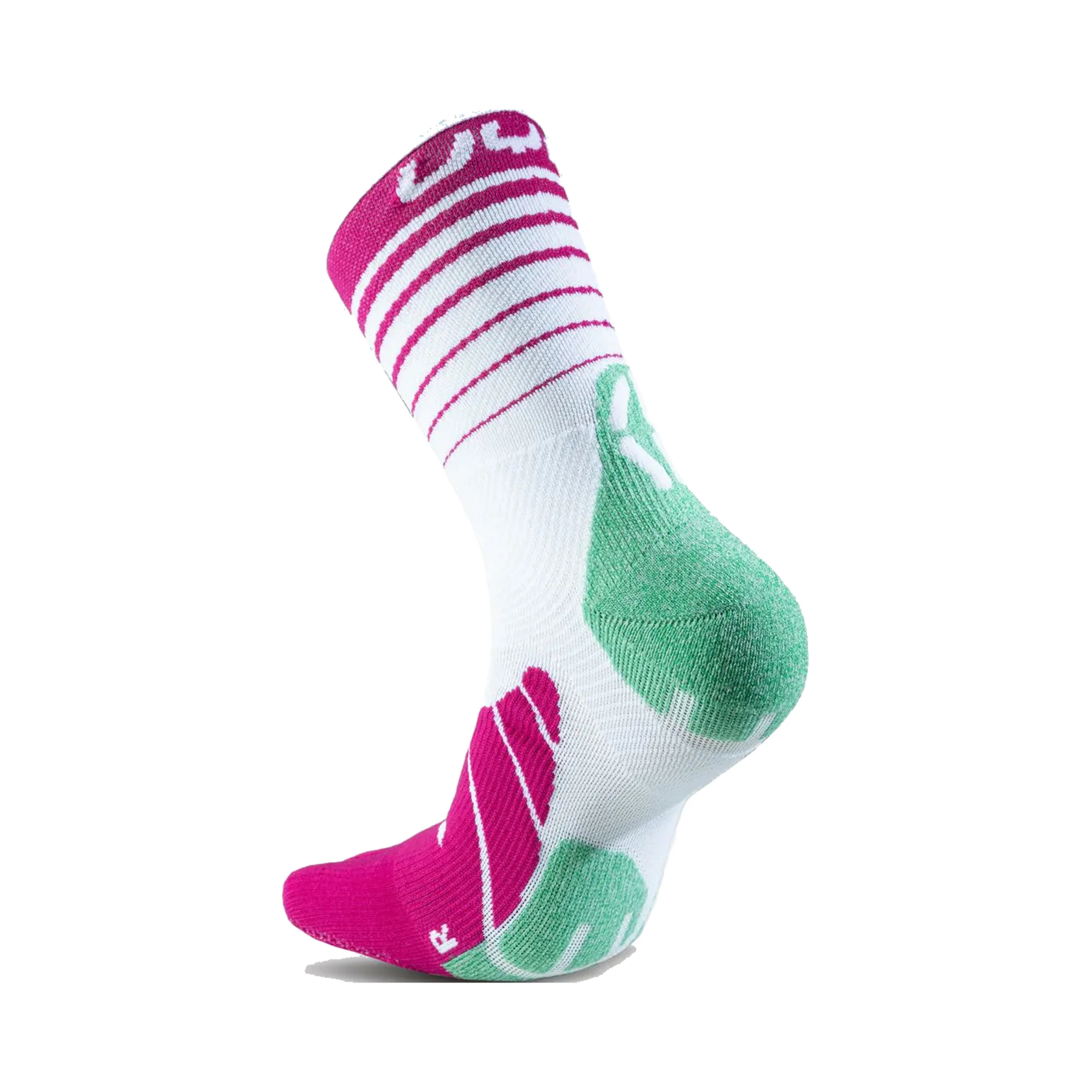 Runner's Five Laufsocken Damen-Weiß,Grün - Image 3