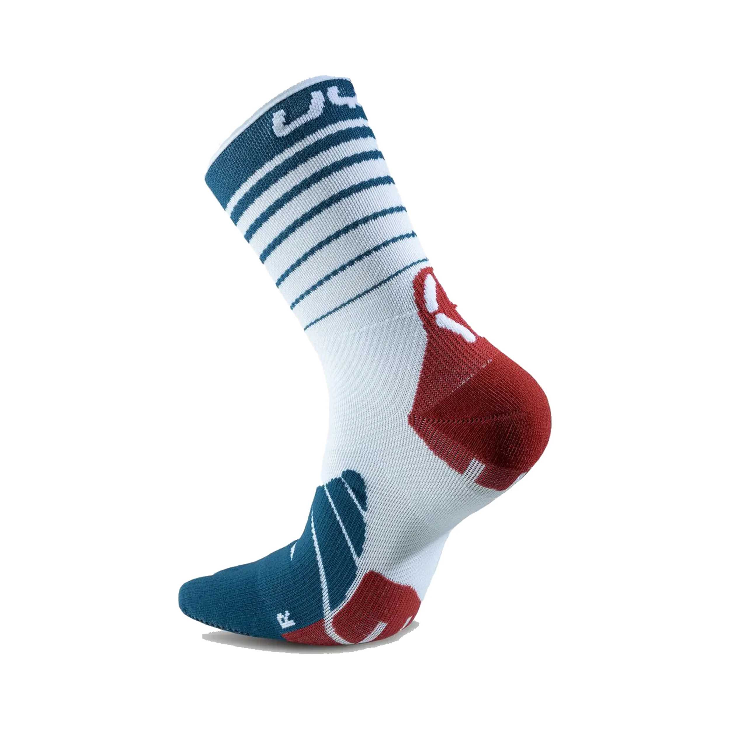 Runner's Five Laufsocken Herren-Weiß,Blau - Image 3