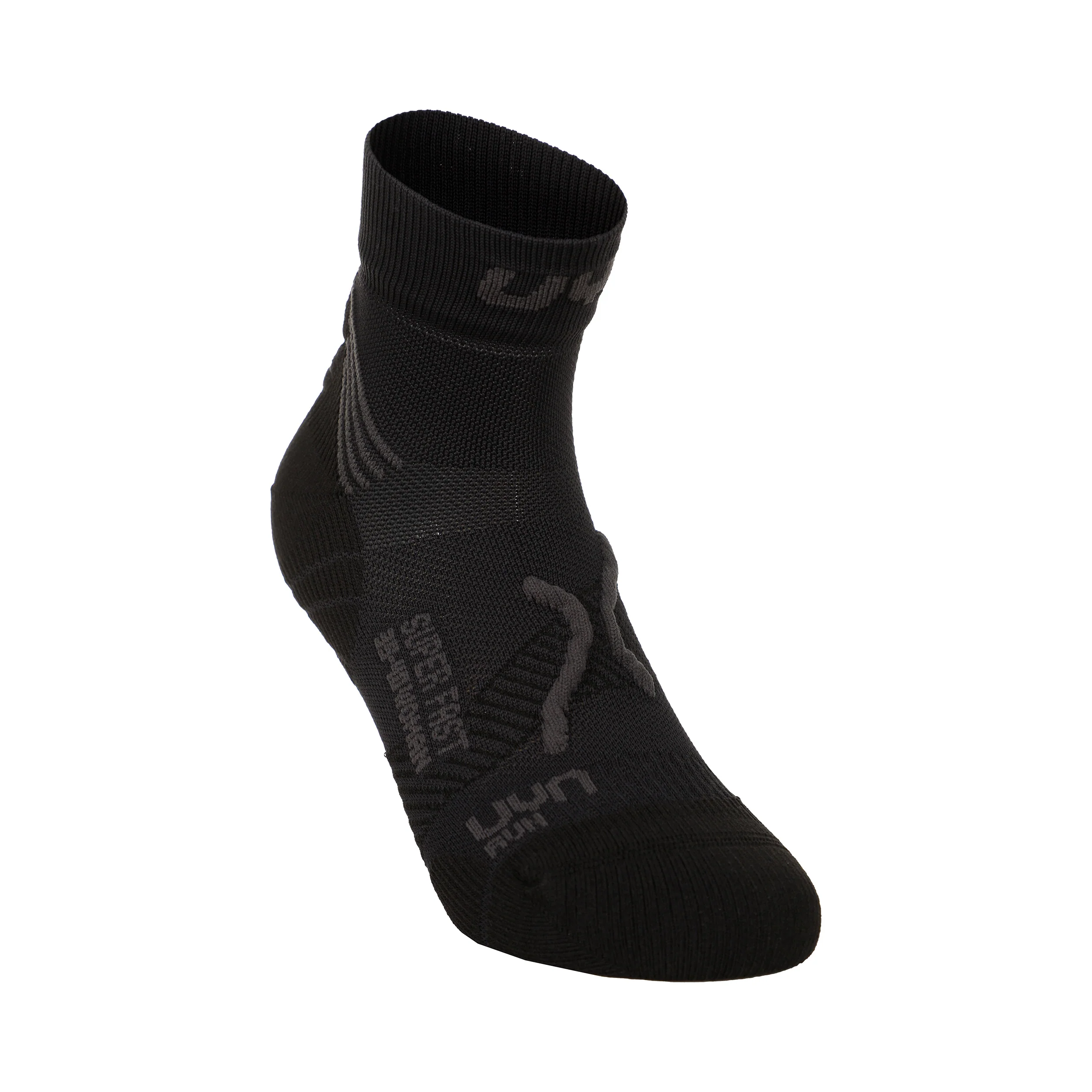 Super Fast Laufsocken 2er Pack Damen-Schwarz,Koralle - Image 7