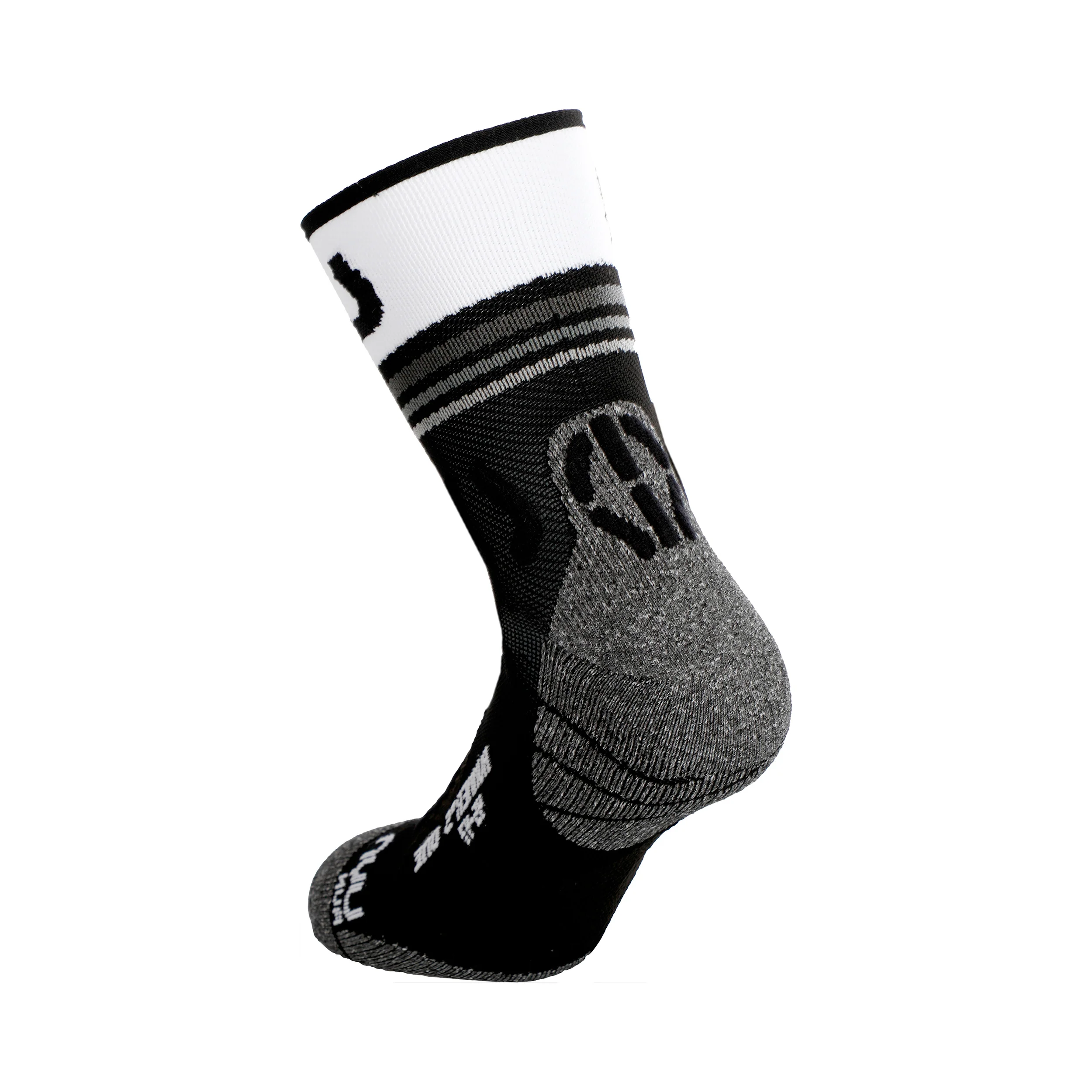 Veloce Laufsocken Herren-Schwarz,Weiß - Image 2