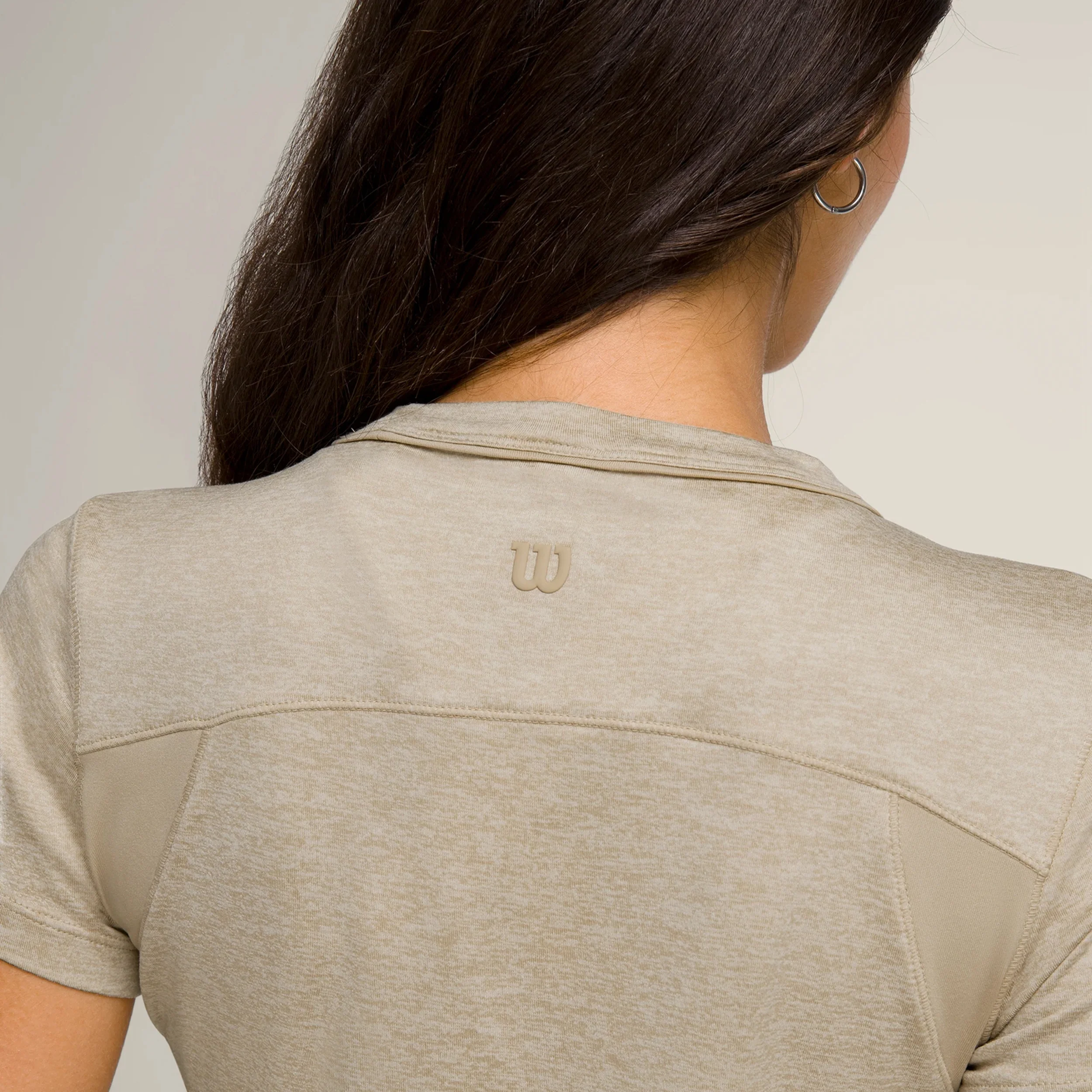 All Day T-Shirt Damen-Beige - Image 3