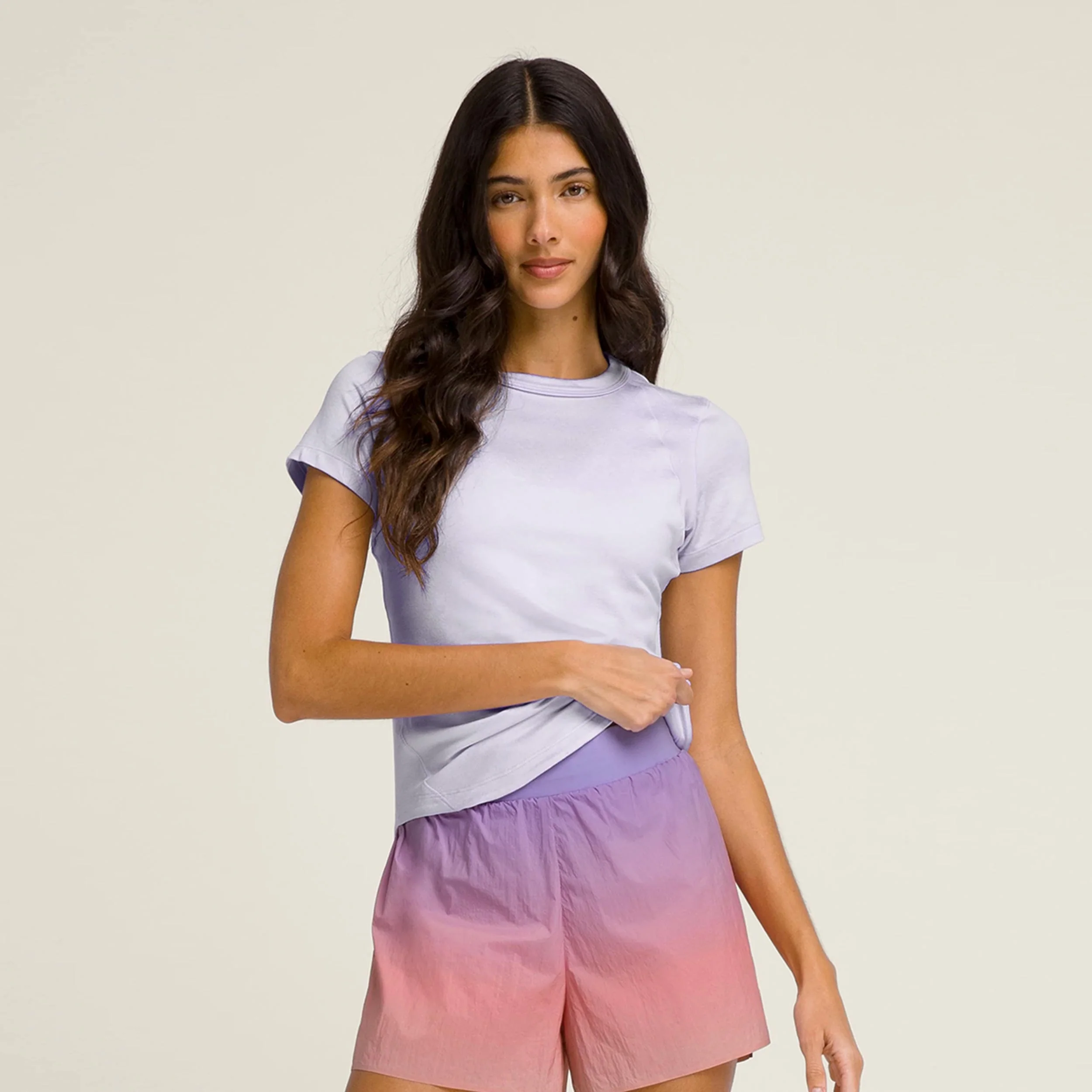 All Day T-Shirt Damen-Lila - Image 3