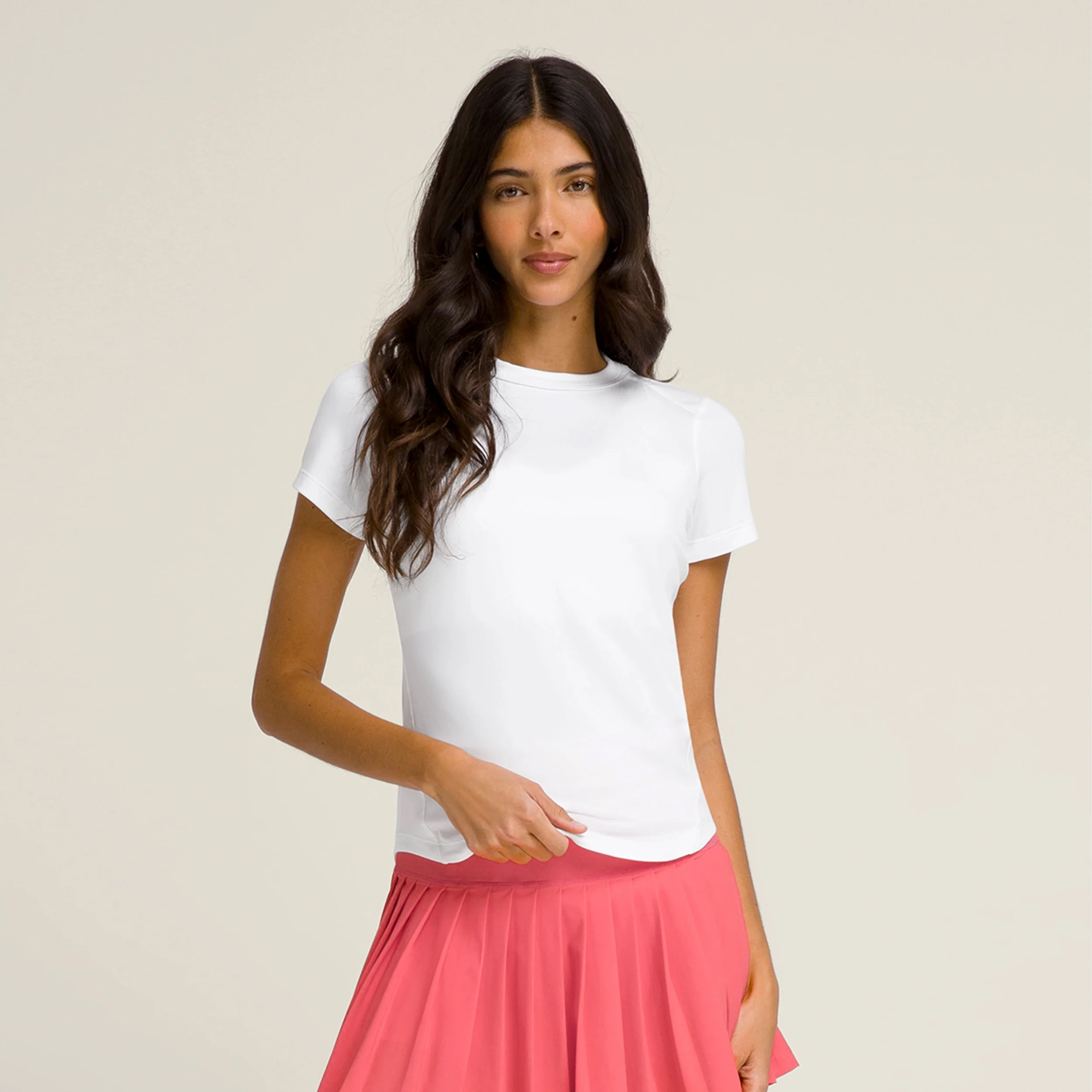 All Day T-Shirt Damen-Weiß