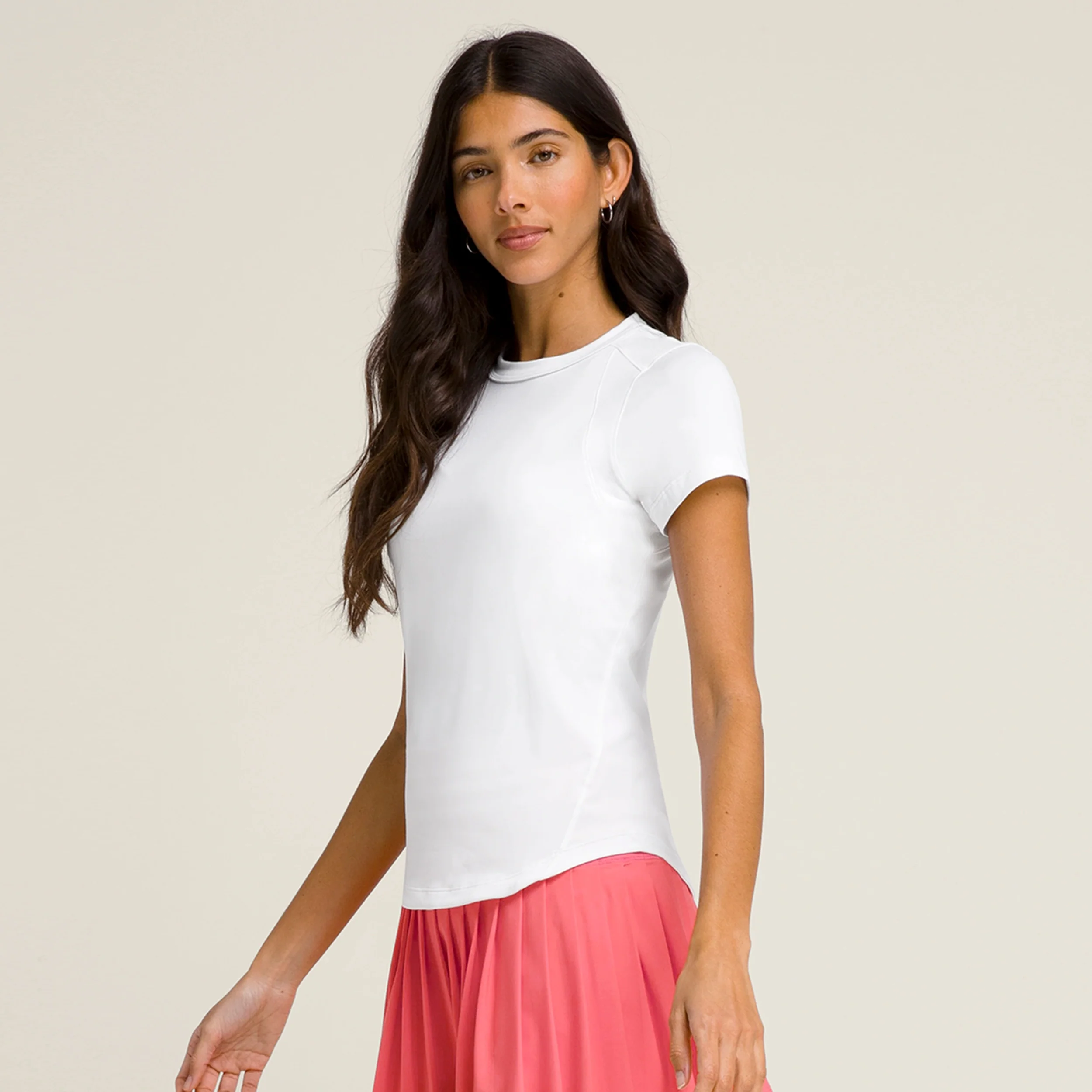 All Day T-Shirt Damen-Weiß - Image 2
