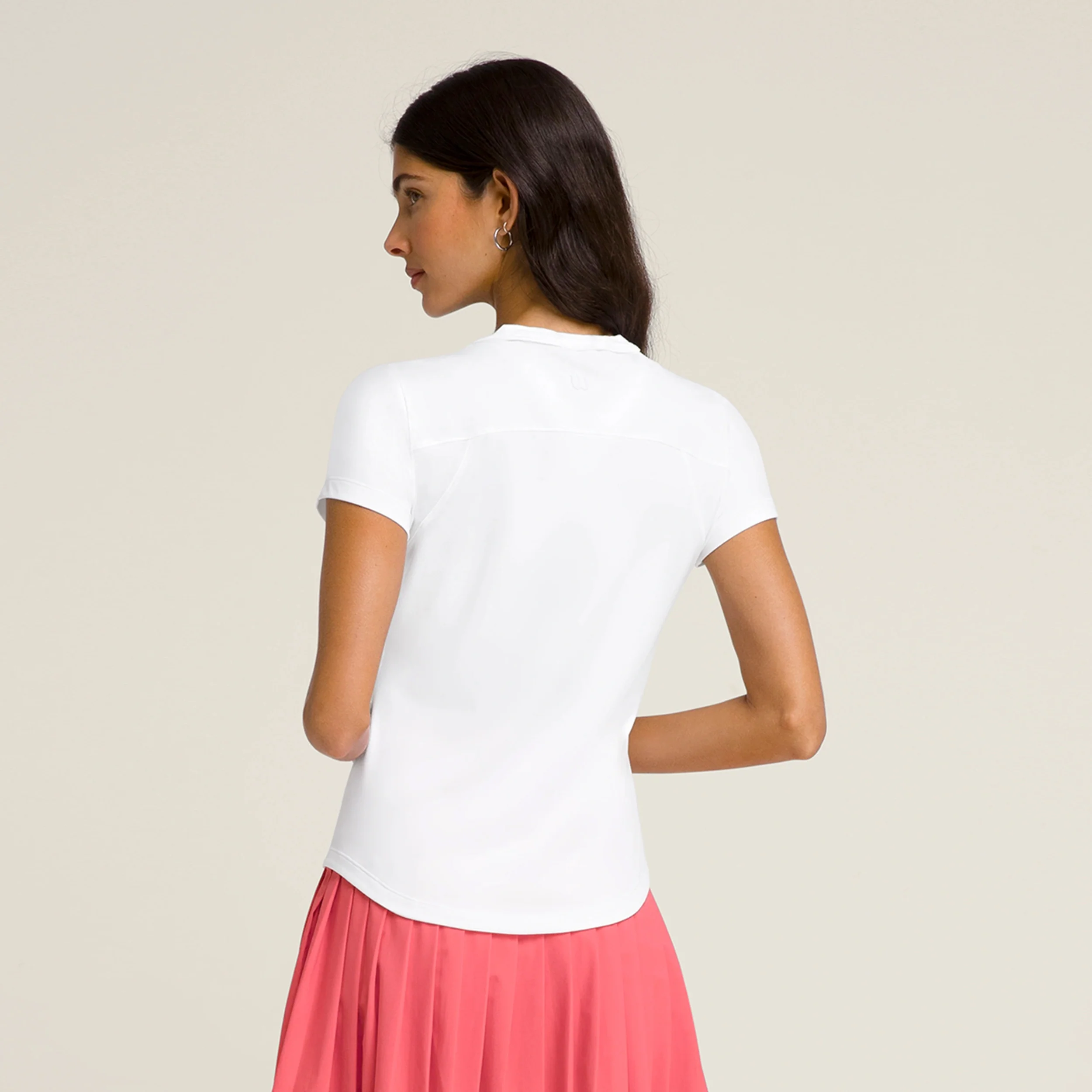 All Day T-Shirt Damen-Weiß - Image 3