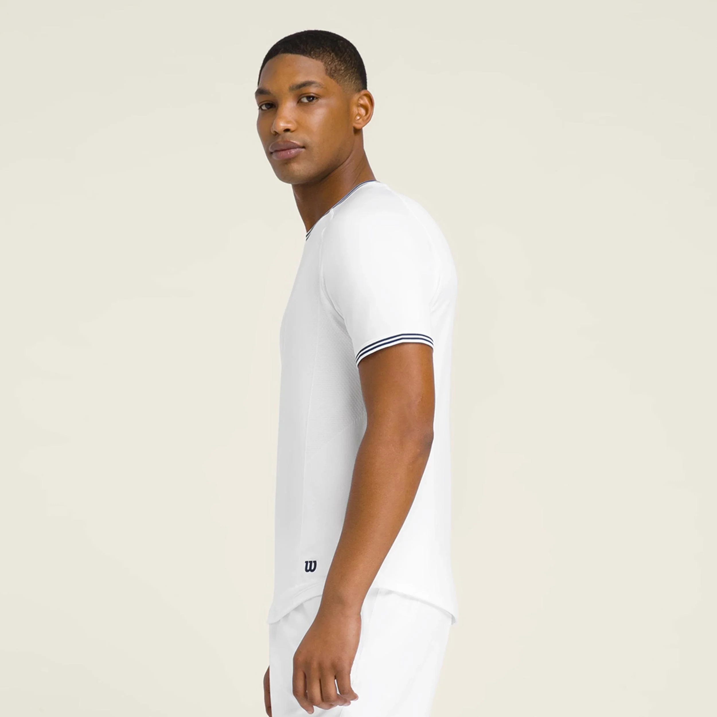 Court Performance Crew T-Shirt Herren-Weiß - Image 7
