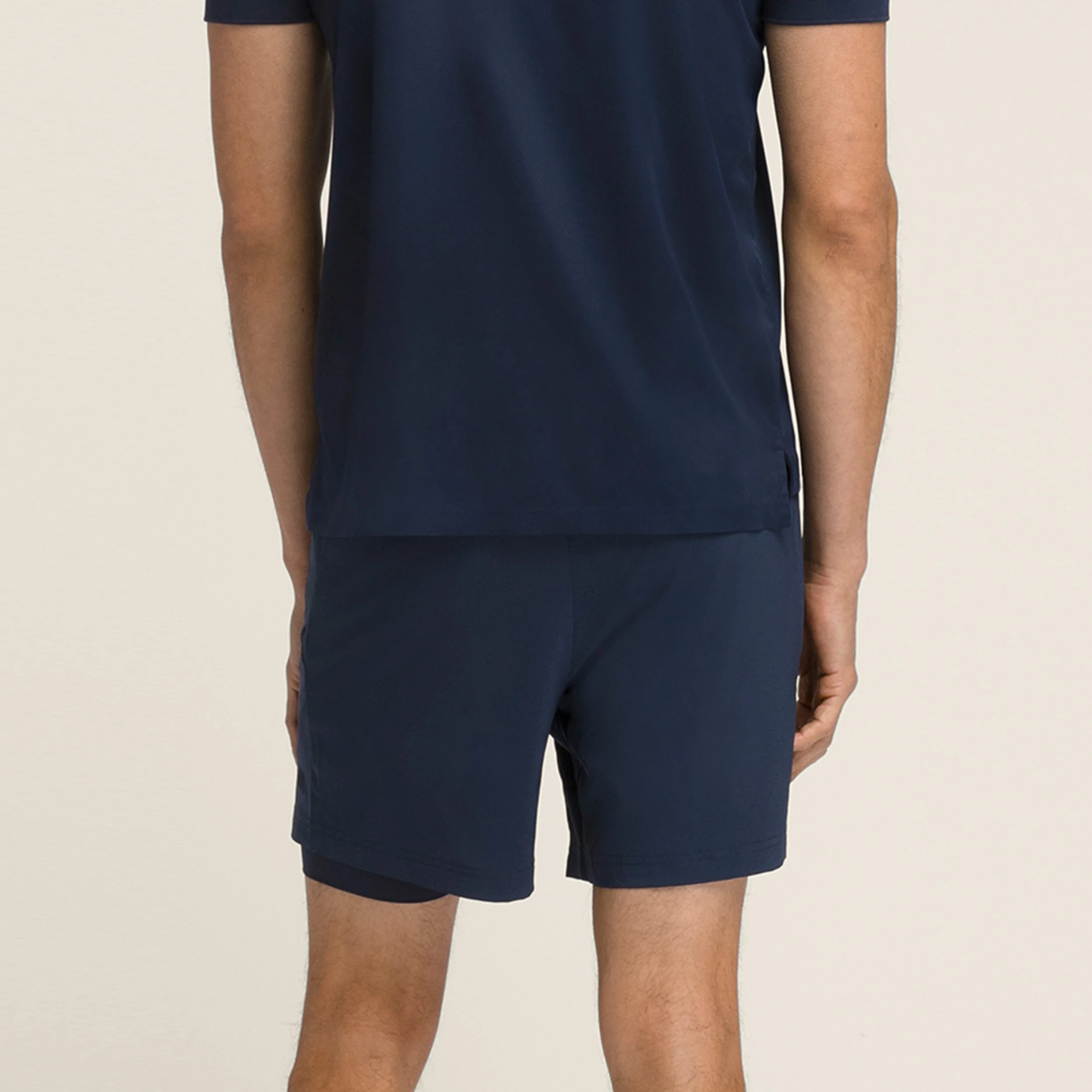 Doubleday 7inch Lined Shorts Herren-Dunkelblau - Image 2