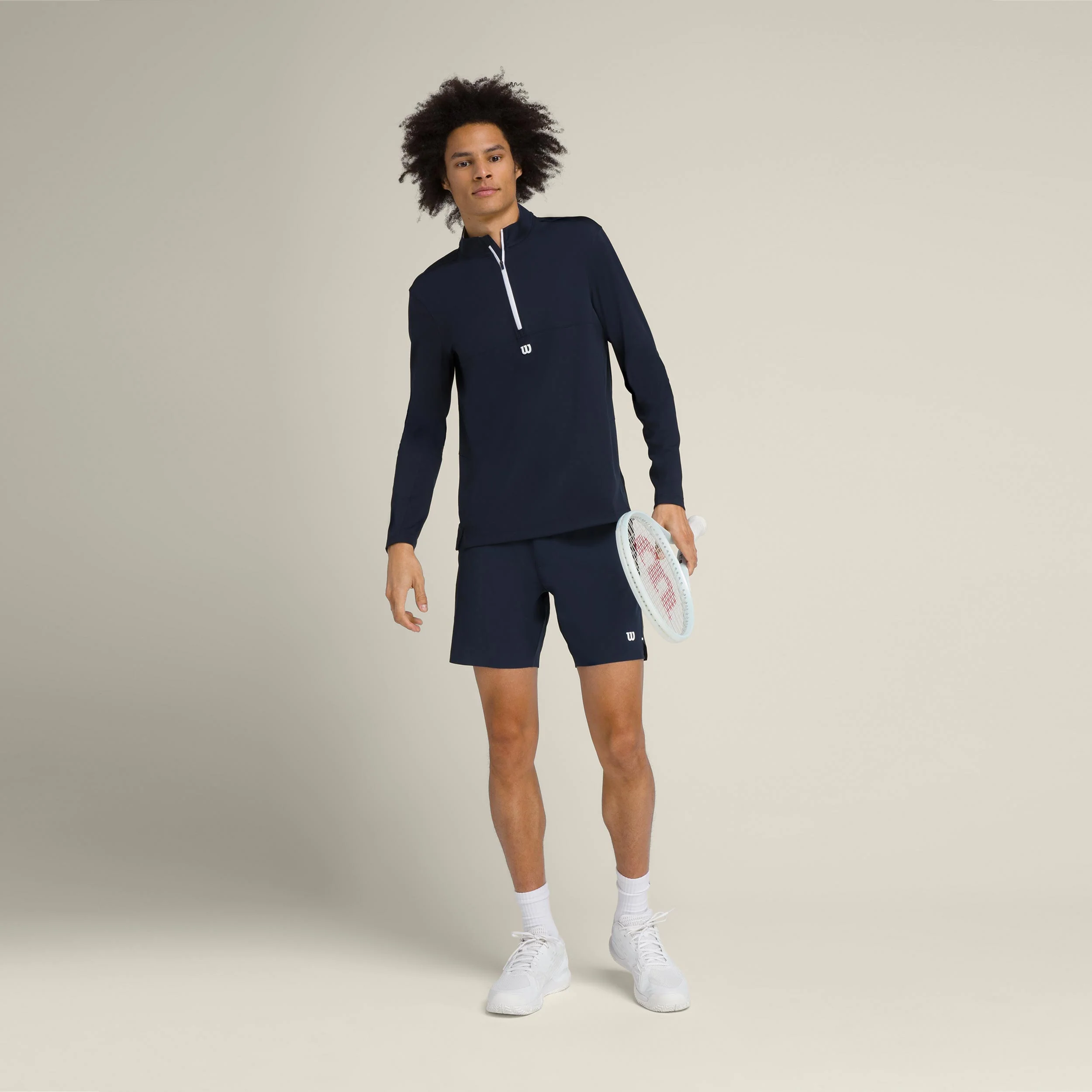 Elevate Performance Longsleeve Herren-Dunkelblau - Image 9