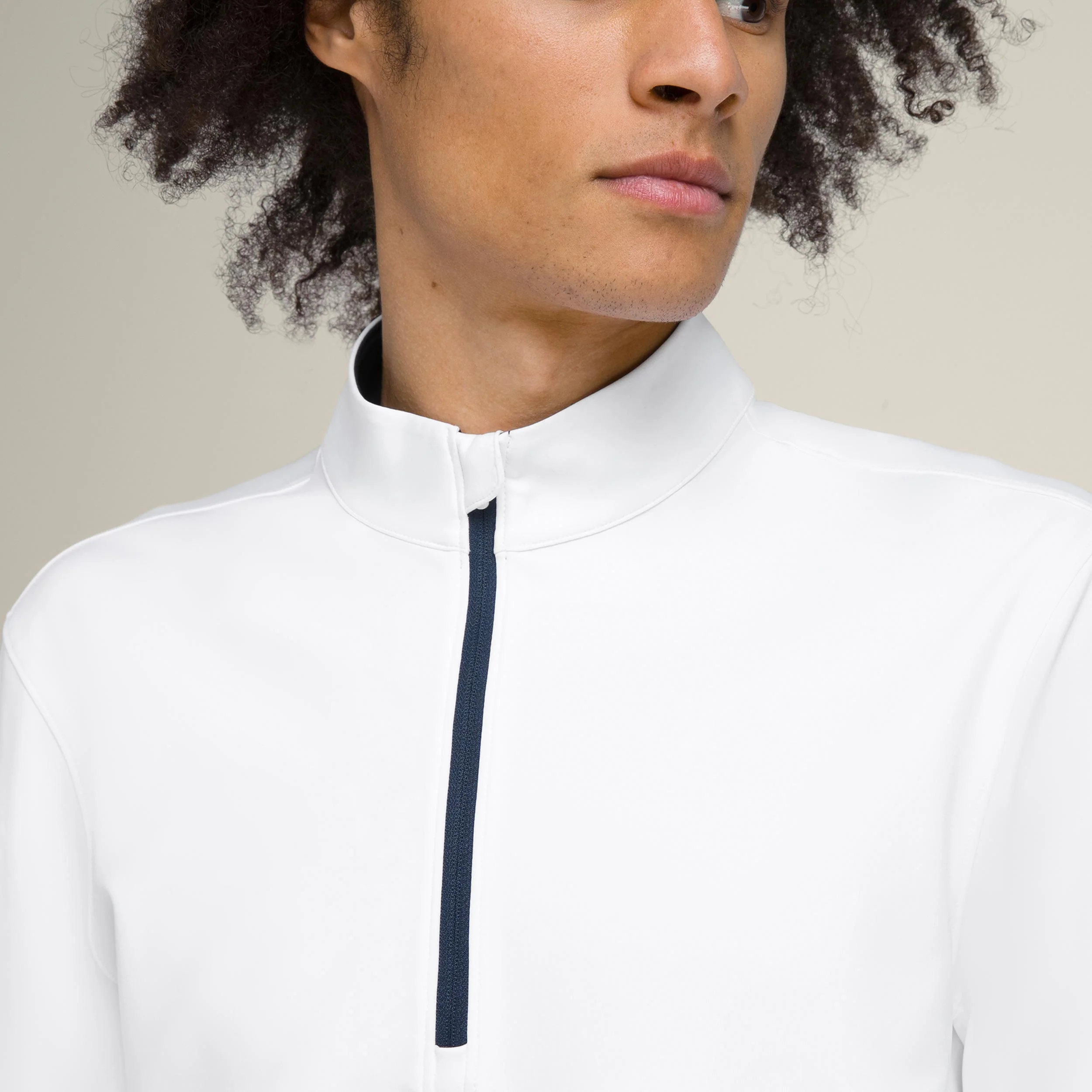 Elevate Performance Longsleeve Herren-Weiß - Image 10
