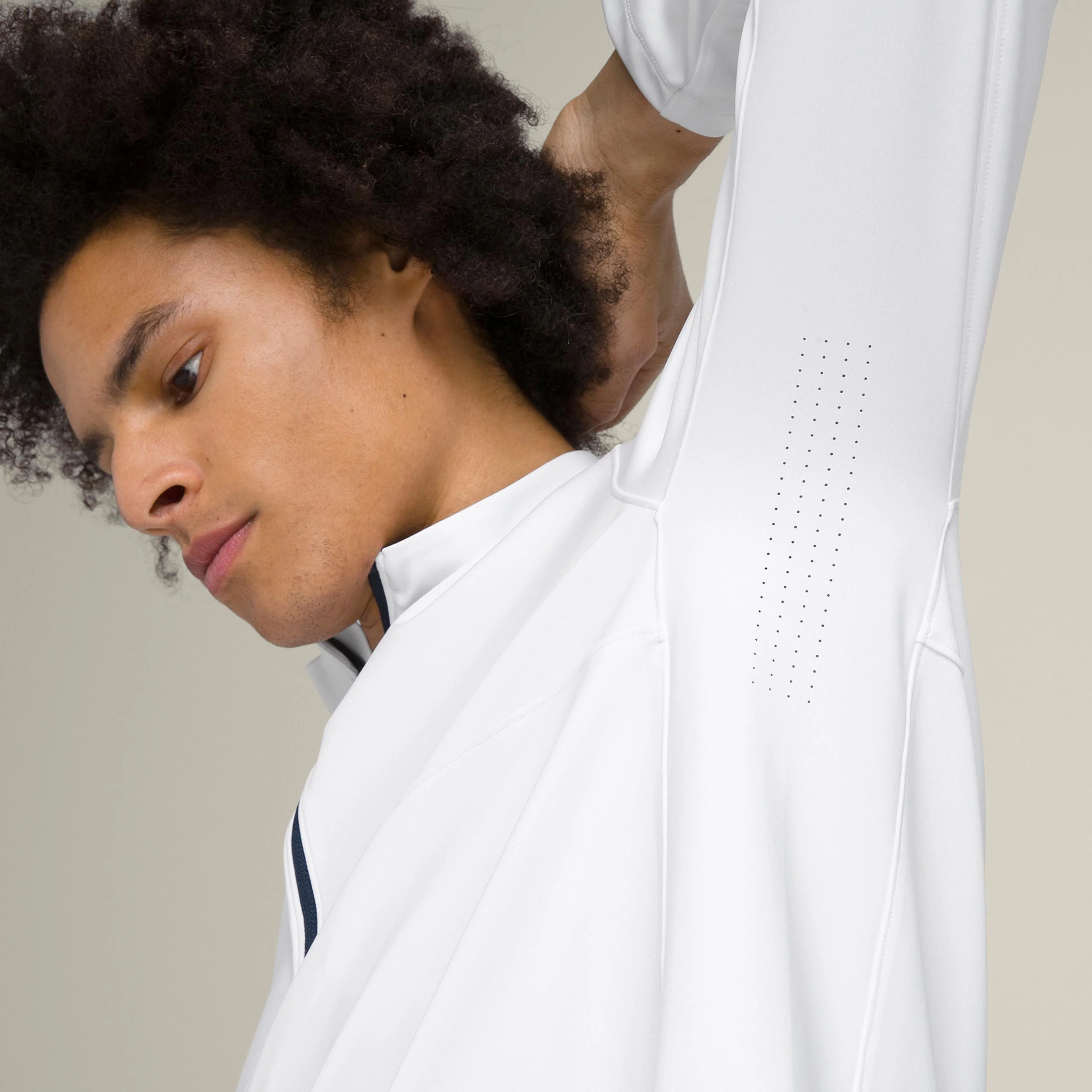 Elevate Performance Longsleeve Herren-Weiß - Image 11