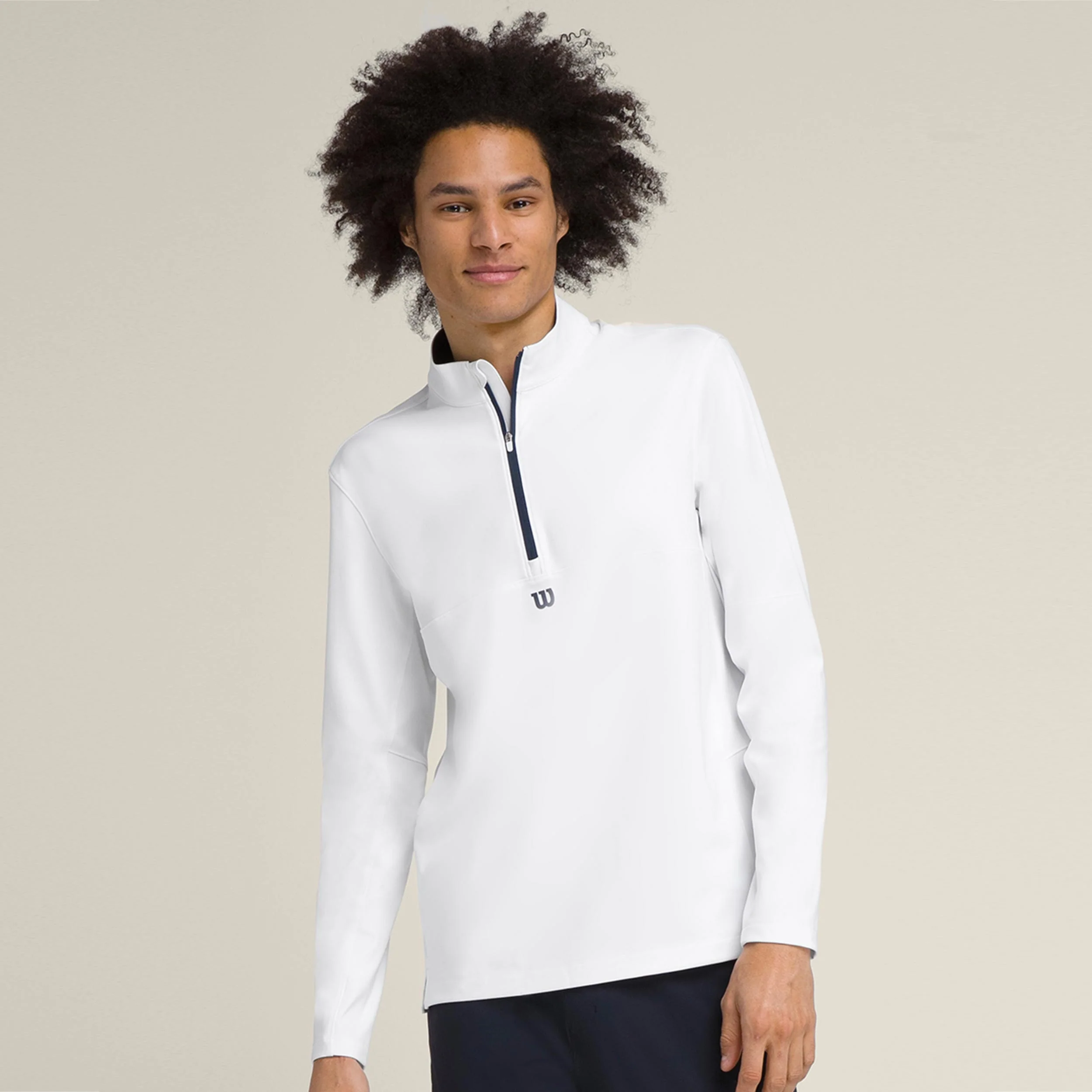 Elevate Performance Longsleeve Herren-Weiß - Image 6