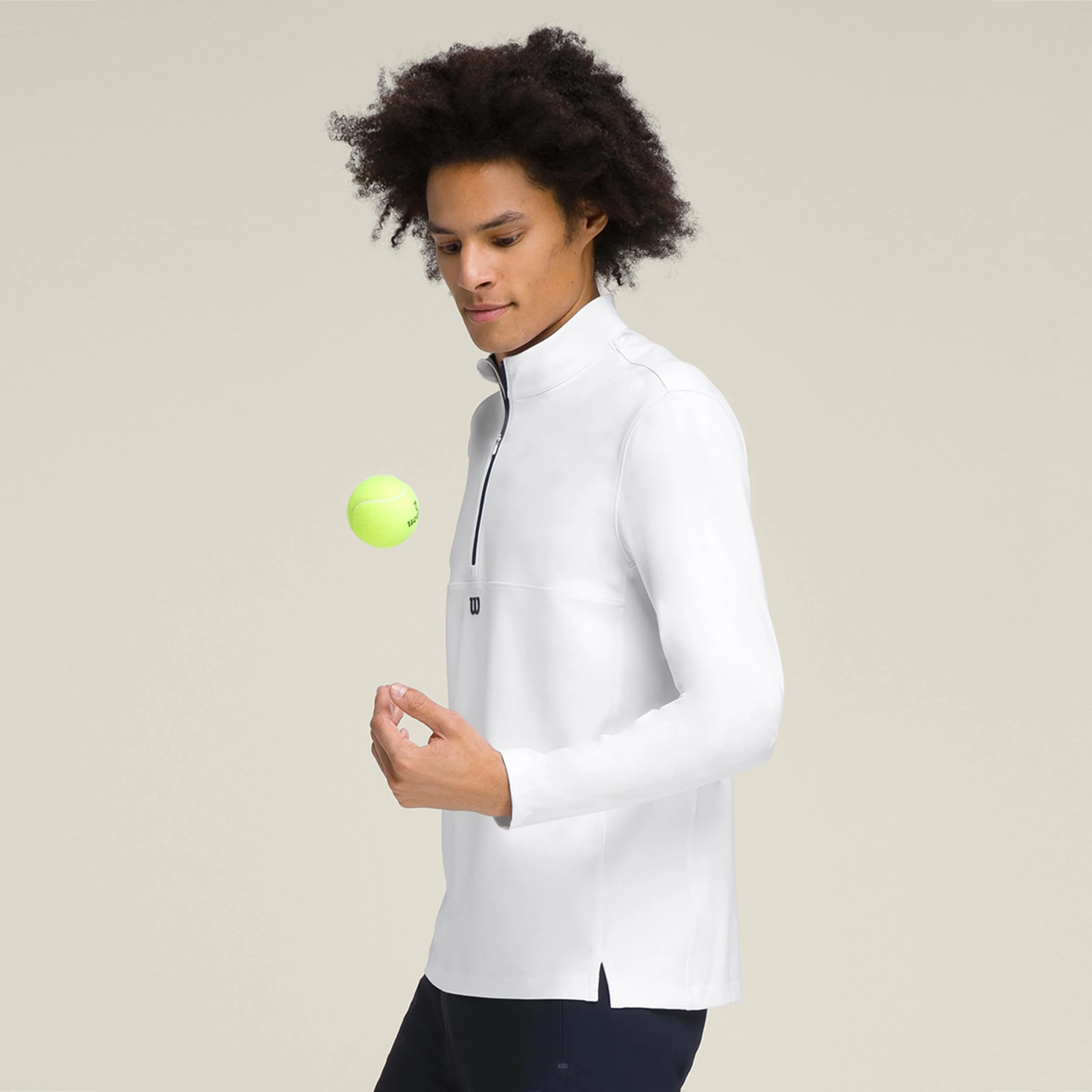 Elevate Performance Longsleeve Herren-Weiß - Image 8