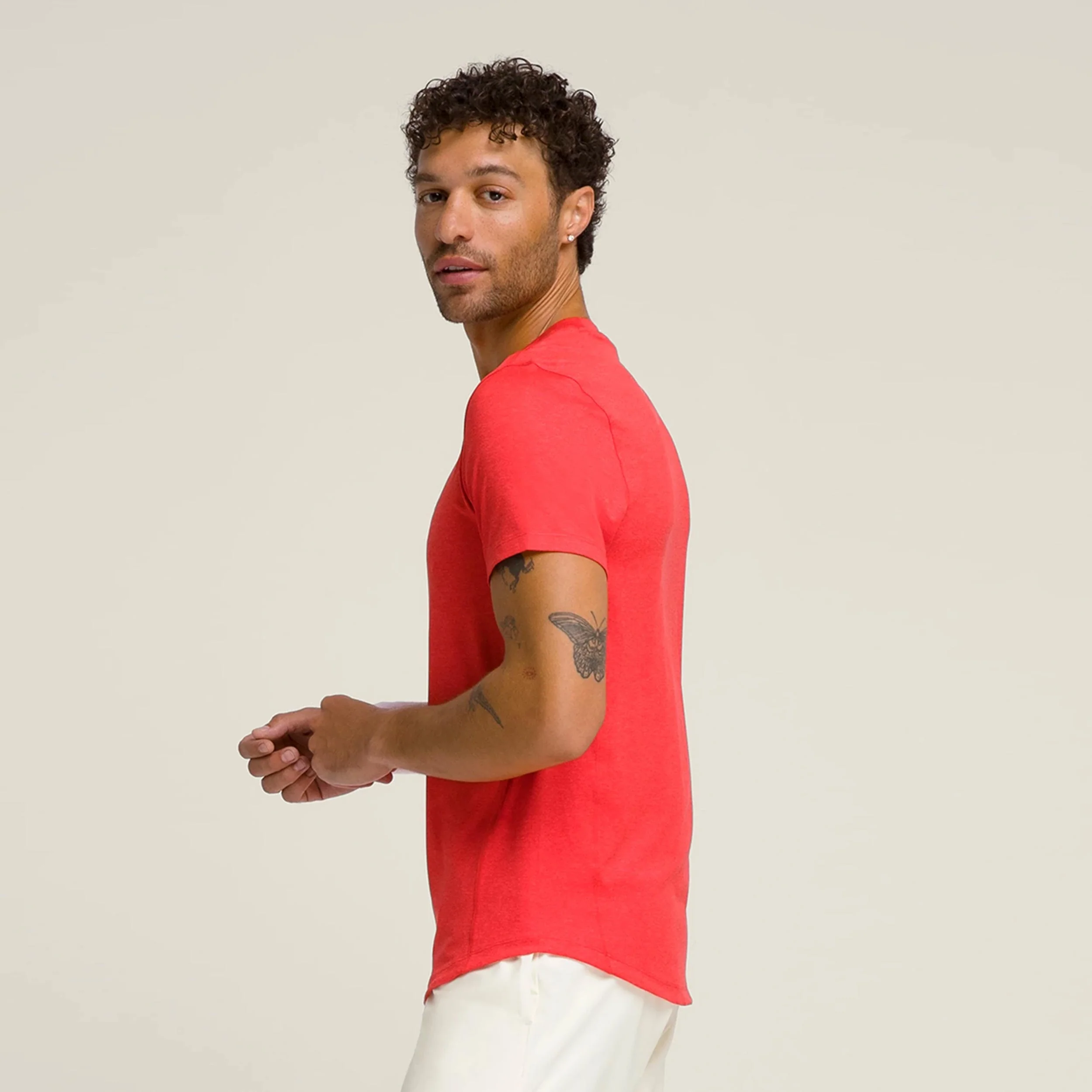 Everyday Performance T-Shirt Herren-Rot - Image 3