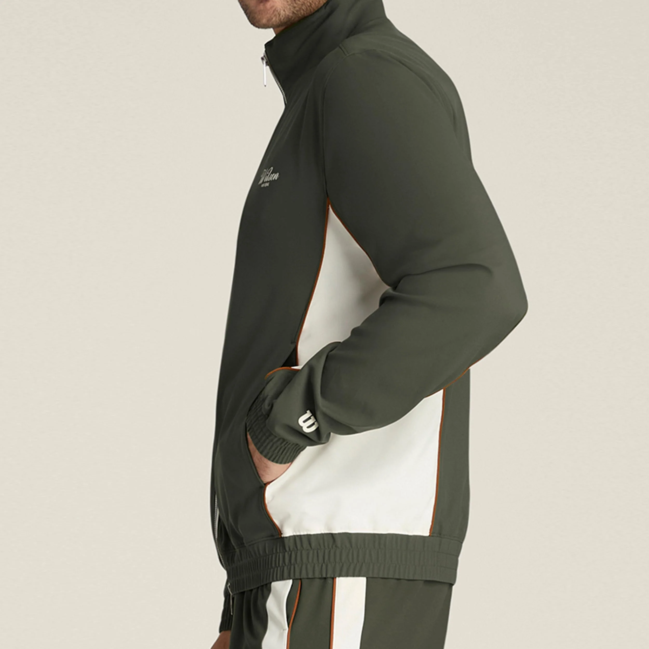 Grand Slam Trainingsjacke Herren-dunkelgrün - Image 3