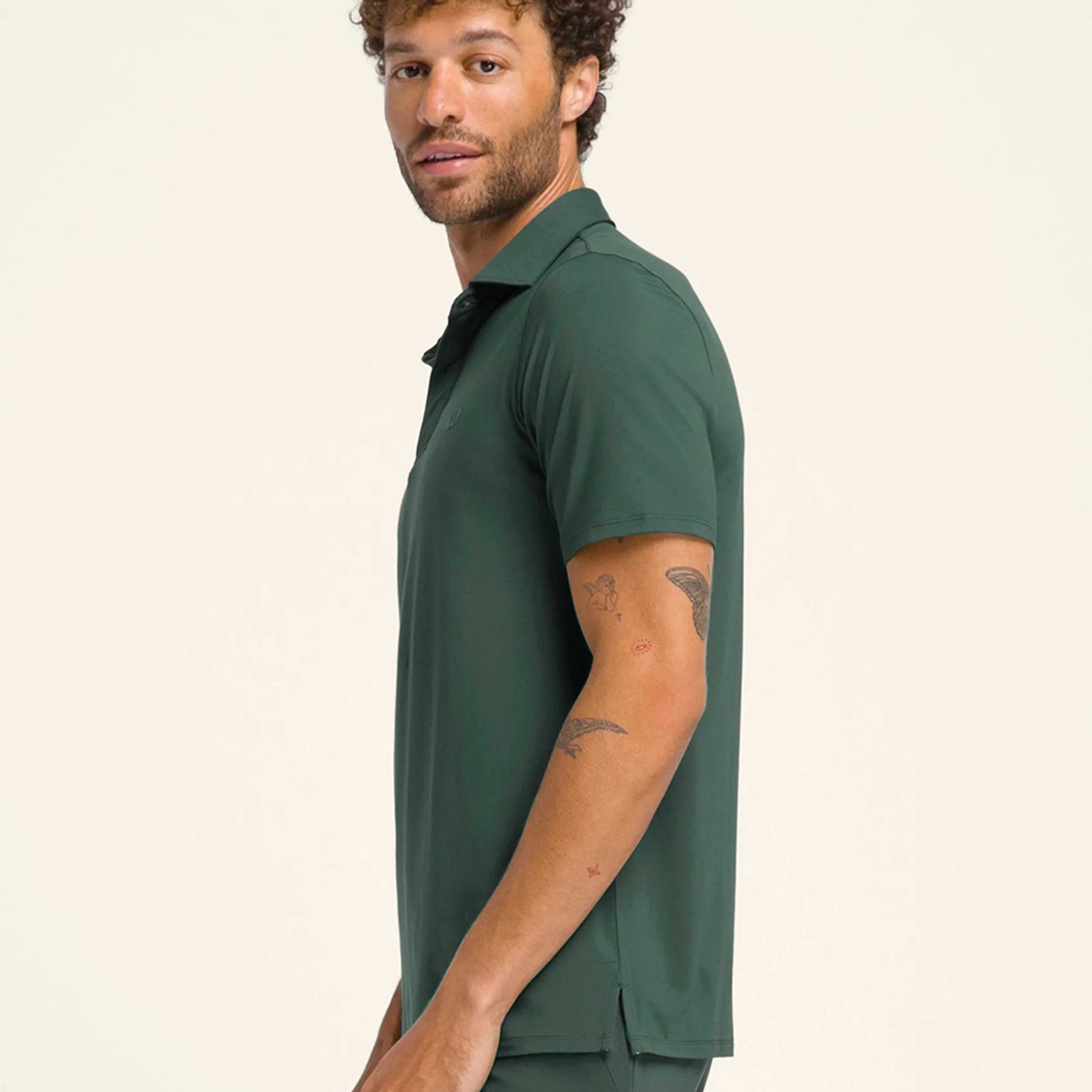 League Polo Herren-Dunkelgrün - Image 7