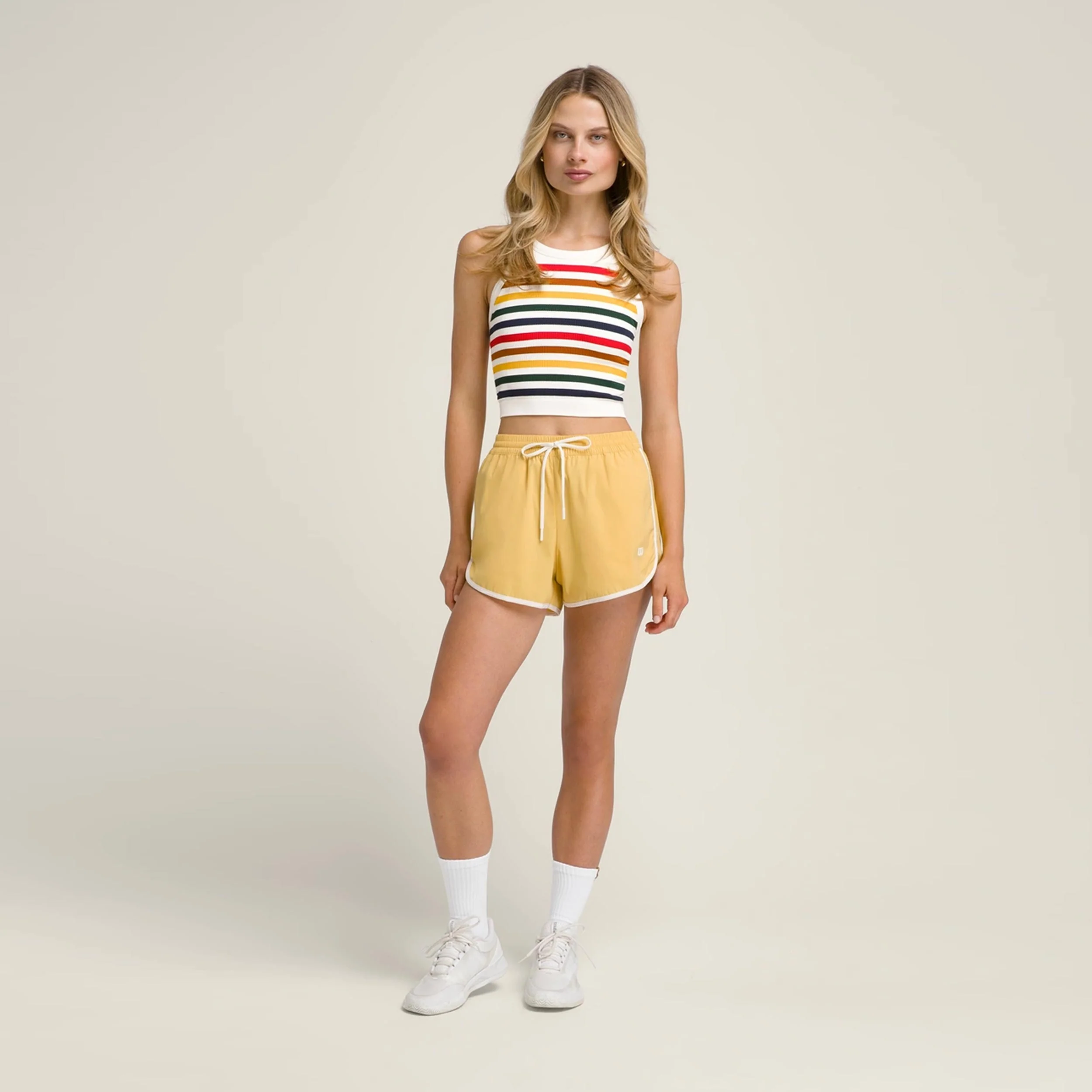 On The Daily Brami Tank-Top Damen-Creme,Mehrfarbig - Image 5