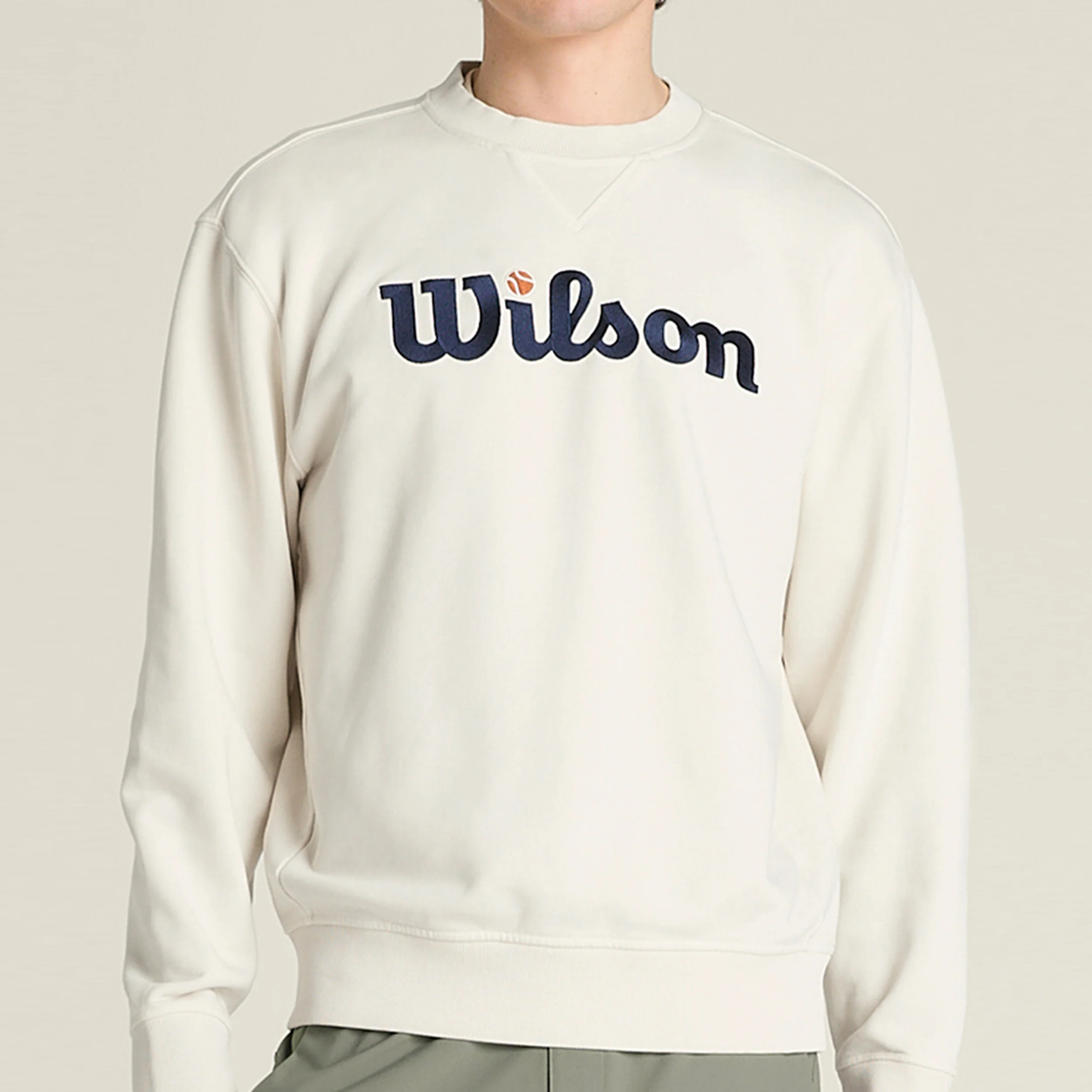 Playstate French Terry Sweatshirt Herren-sand