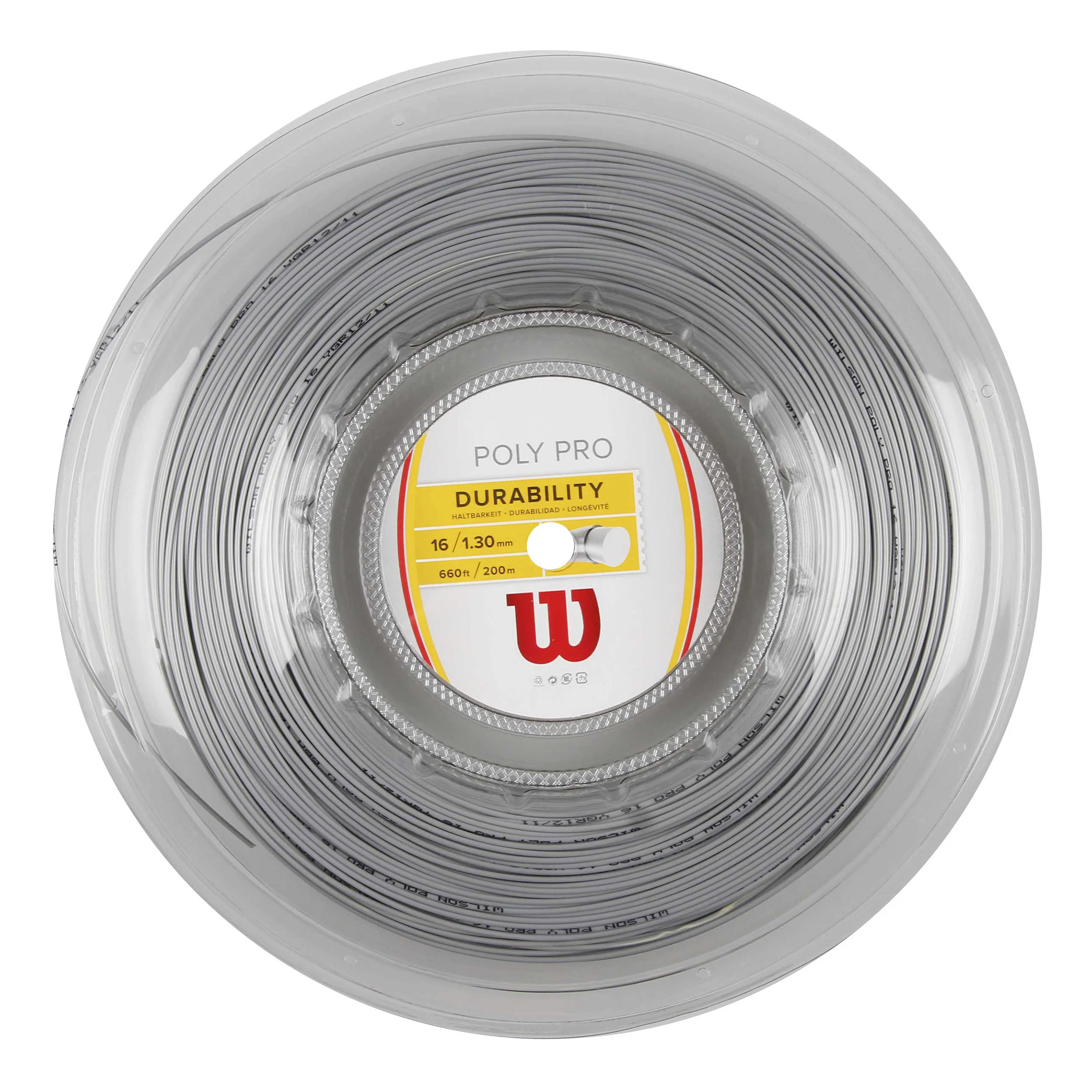 Poly Pro Saitenrolle 200m-Silber
