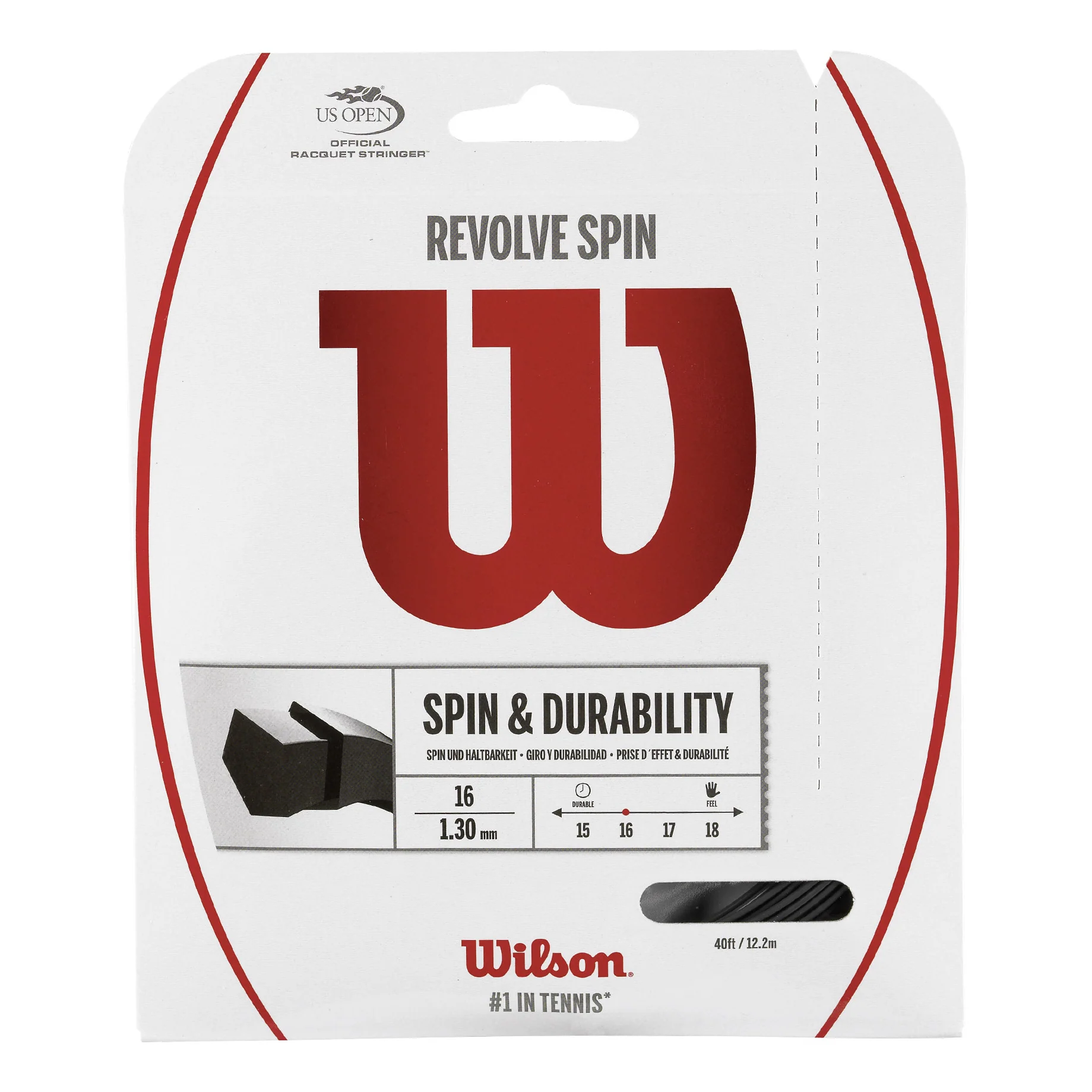 Revolve Spin Saitenset 12,2m-Schwarz