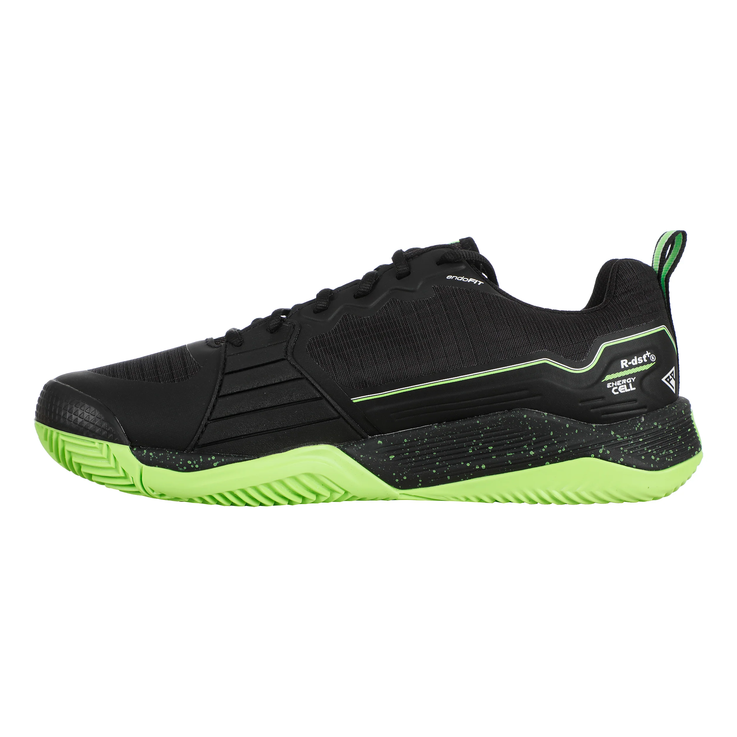 Rush Pro 4.5 Sandplatzschuh Herren-Schwarz,Hellgrün - Image 2