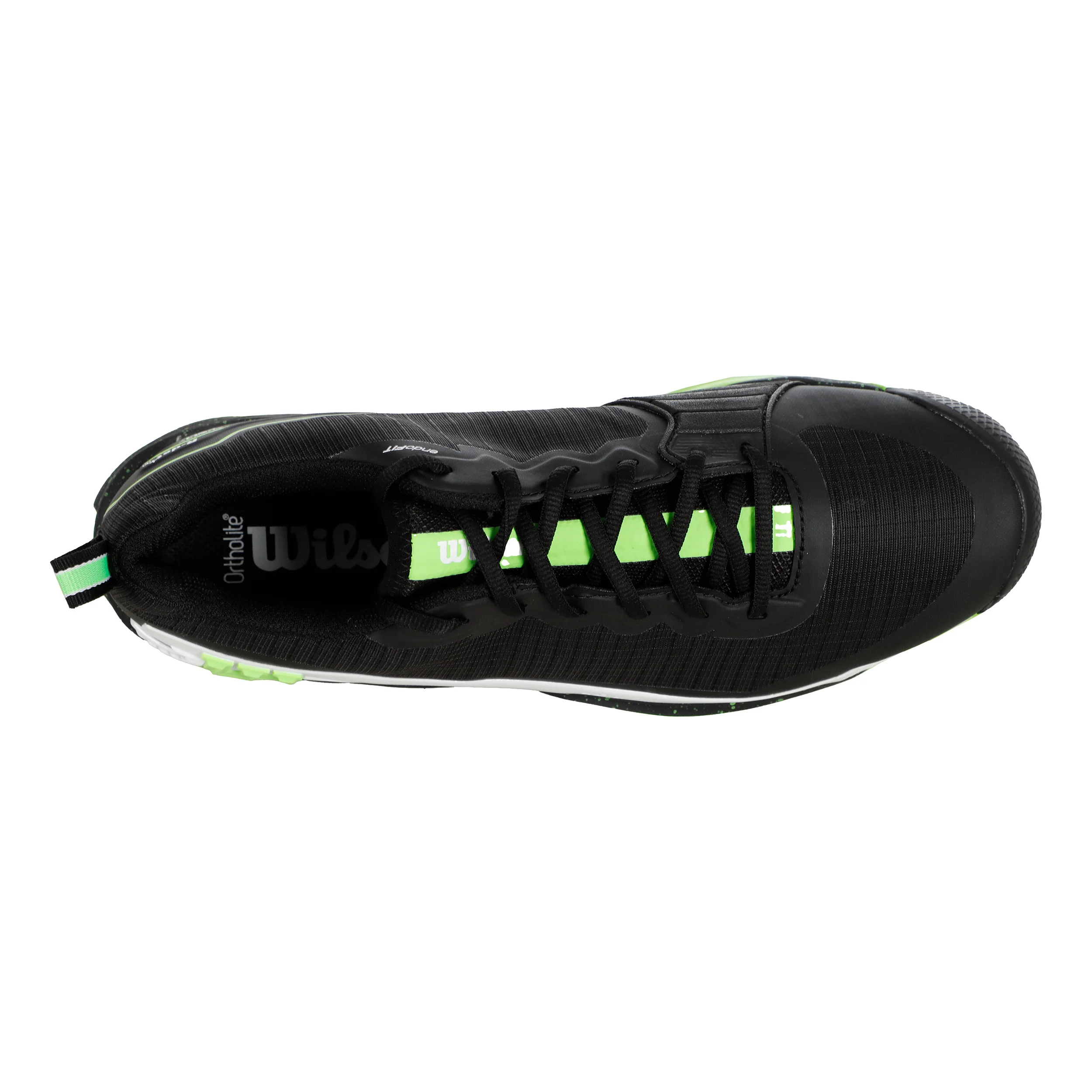 Rush Pro 4.5 Sandplatzschuh Herren-Schwarz,Hellgrün - Image 3