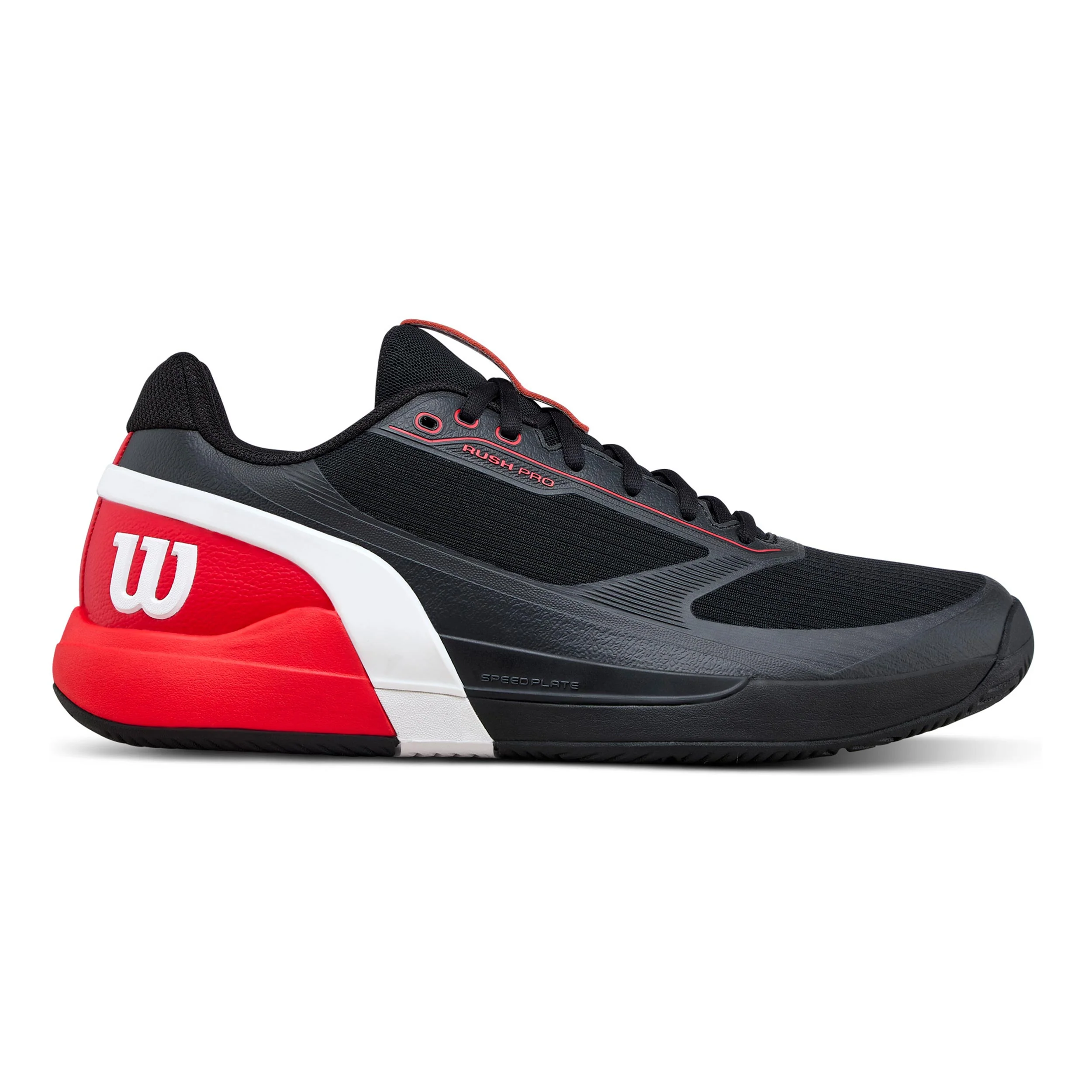 Rush Pro 5 Allcourtschuh Herren-schwarz, neonrot