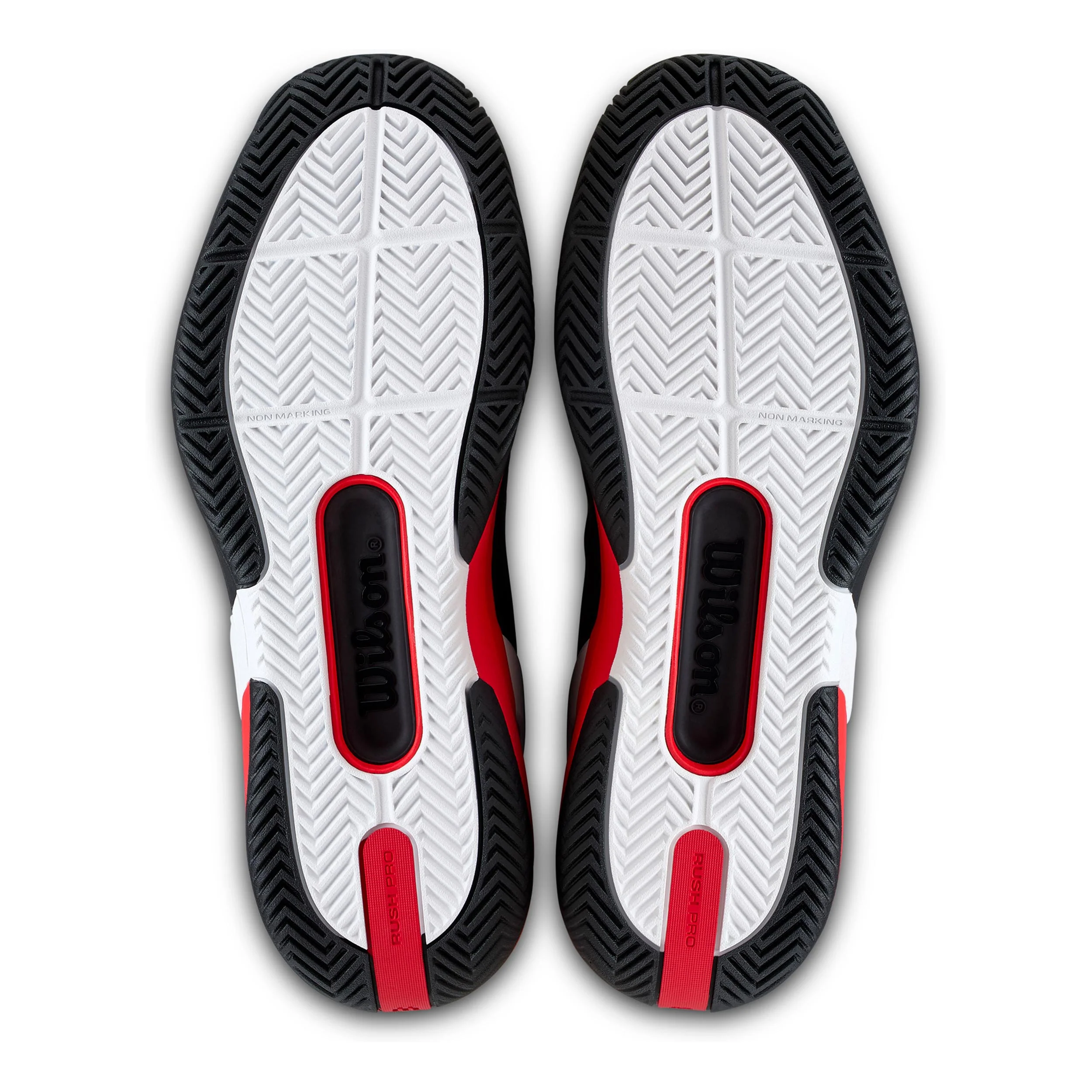 Rush Pro 5 Allcourtschuh Herren-schwarz, neonrot - Image 4