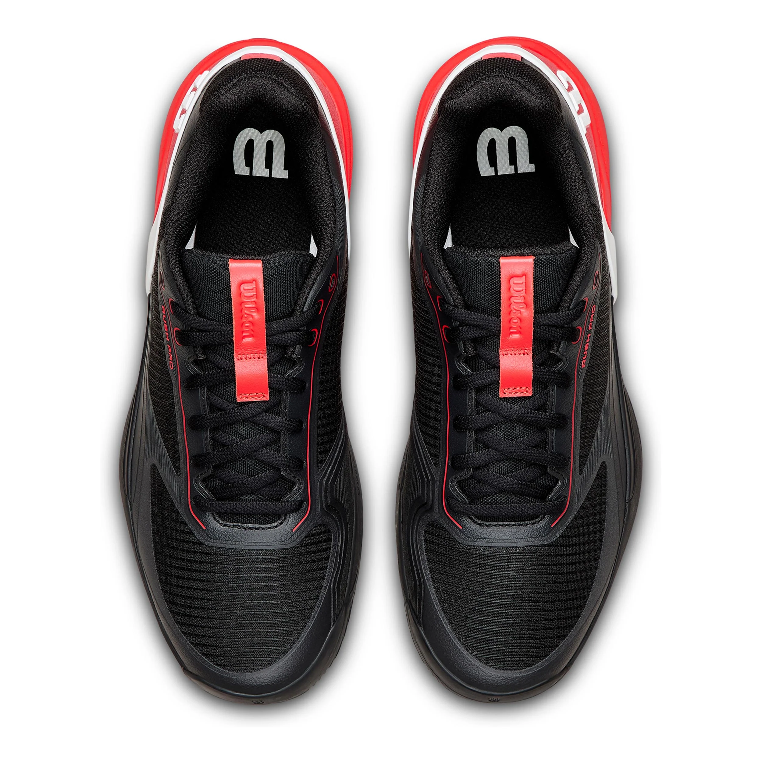 Rush Pro 5 Sandplatzschuh Herren-schwarz, neonrot - Image 3