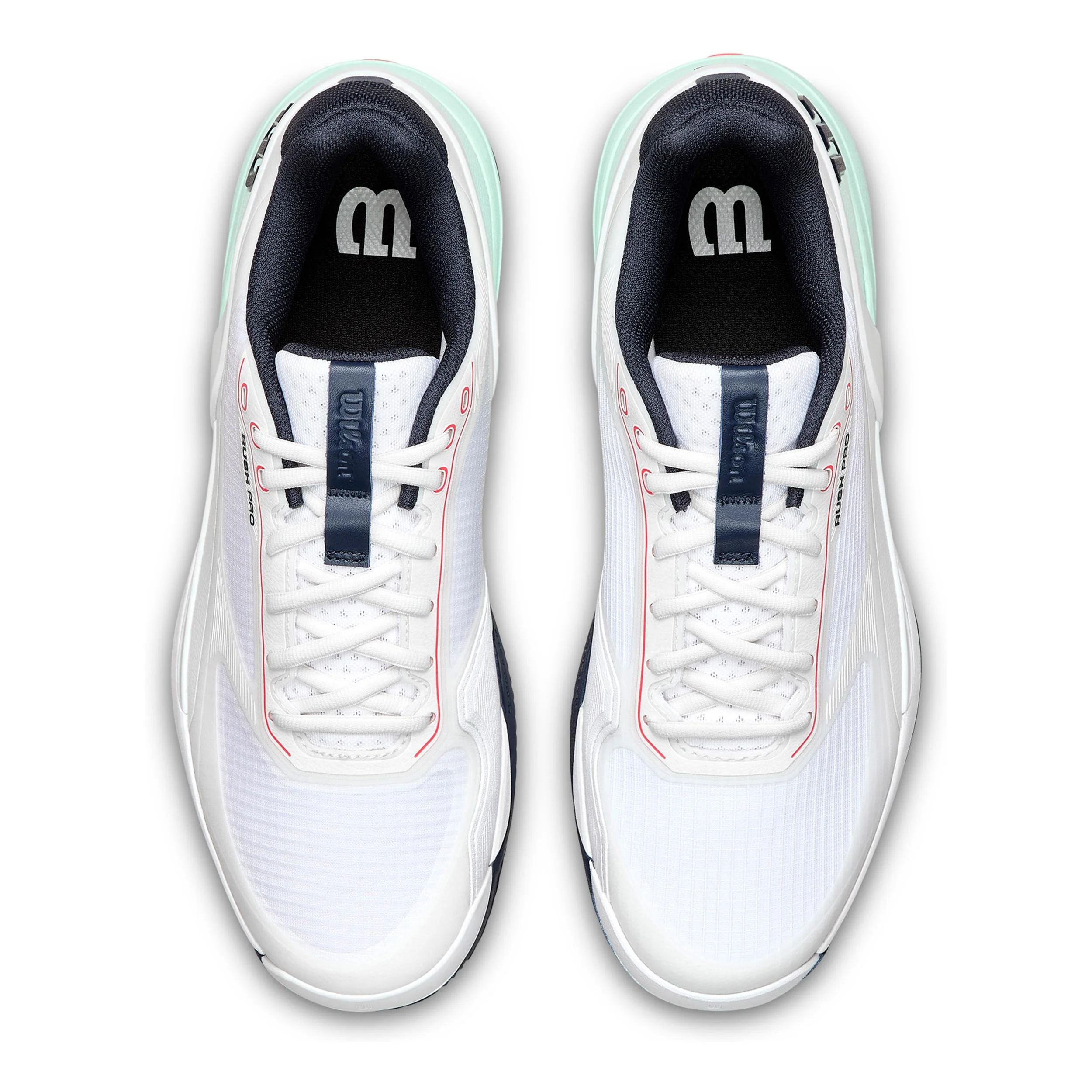 Rush Pro 5 Sandplatzschuh Herren-weiß, türkis - Image 3