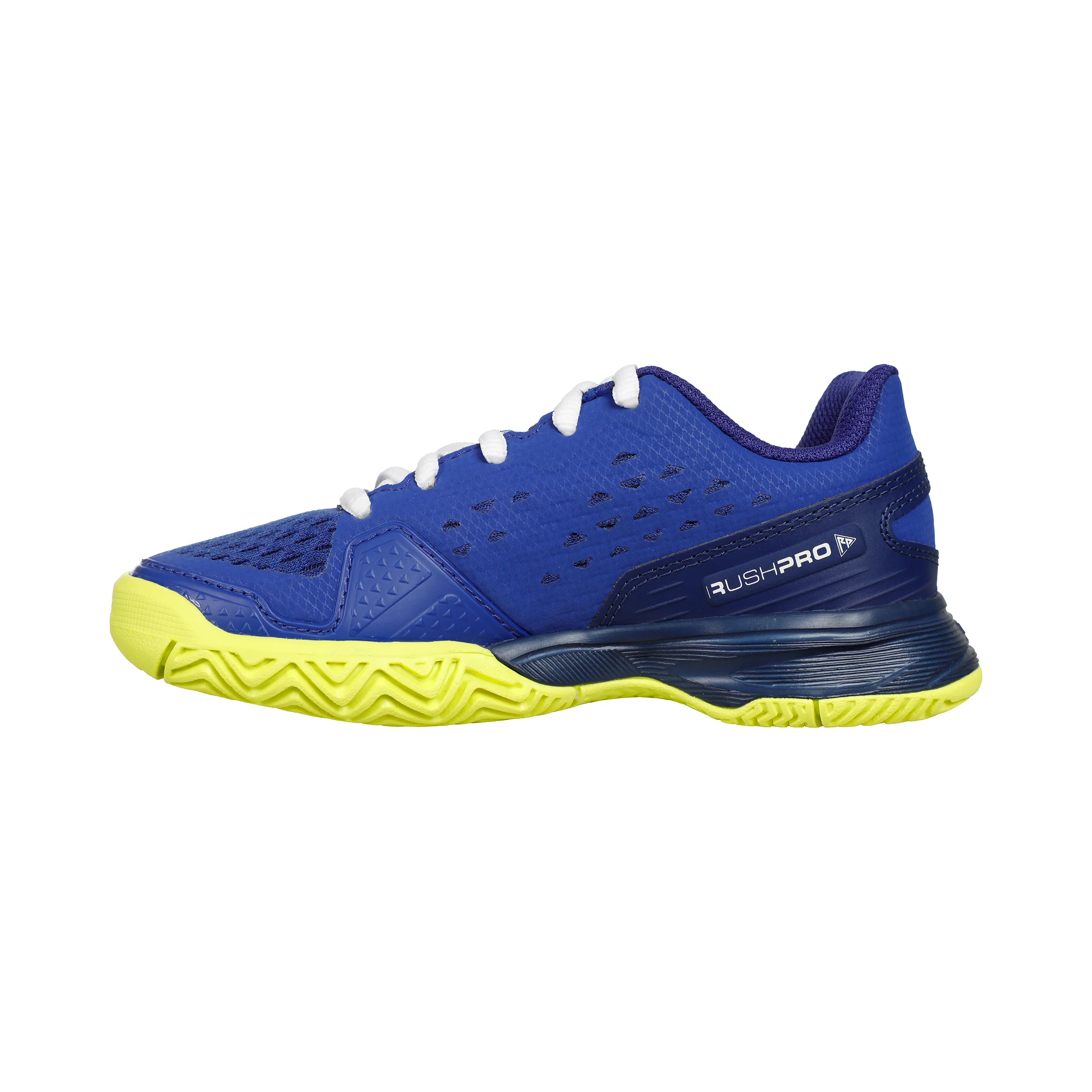 RUSH PRO AC Allcourtschuh Kinder-Blau,Neongelb - Image 2