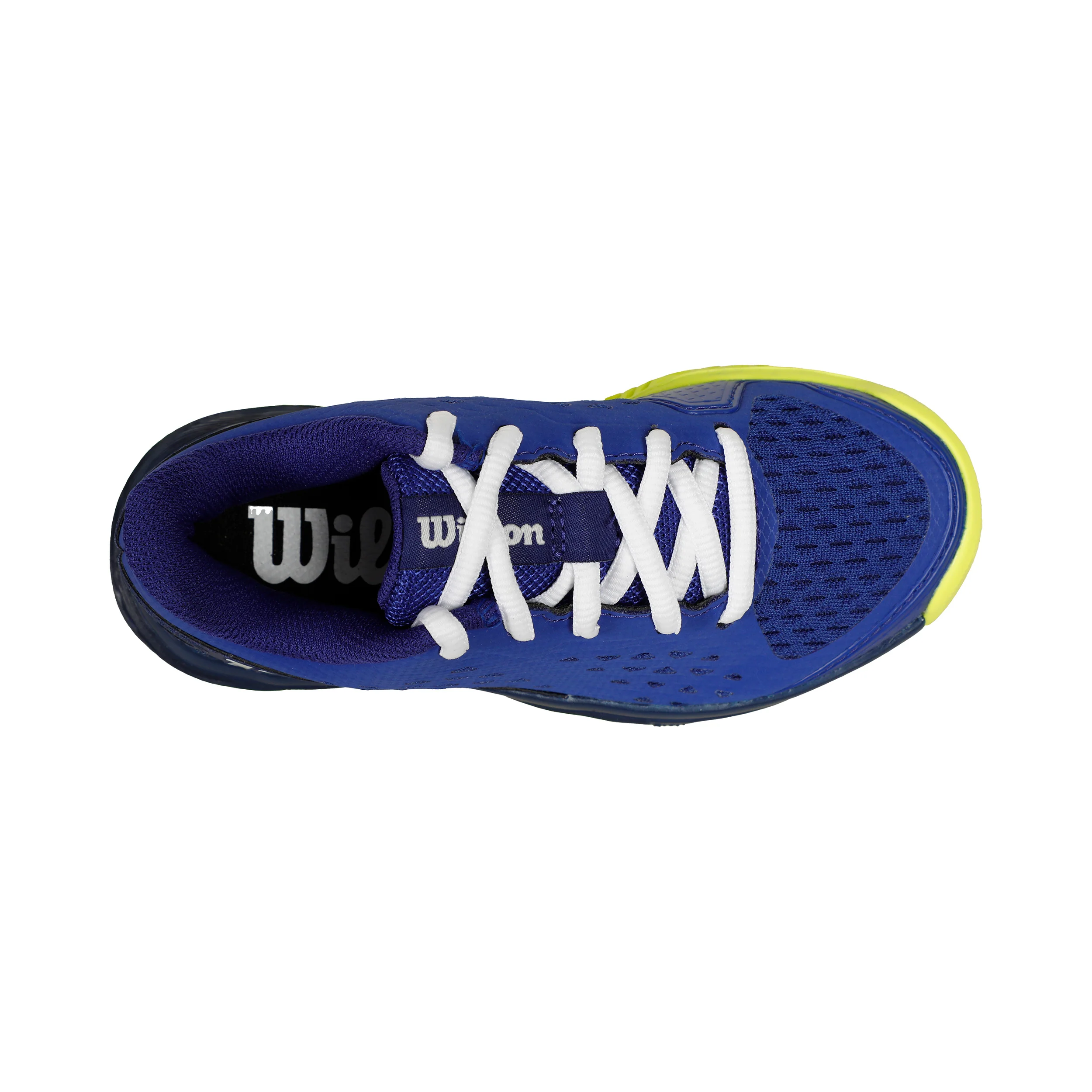 RUSH PRO AC Allcourtschuh Kinder-Blau,Neongelb - Image 3