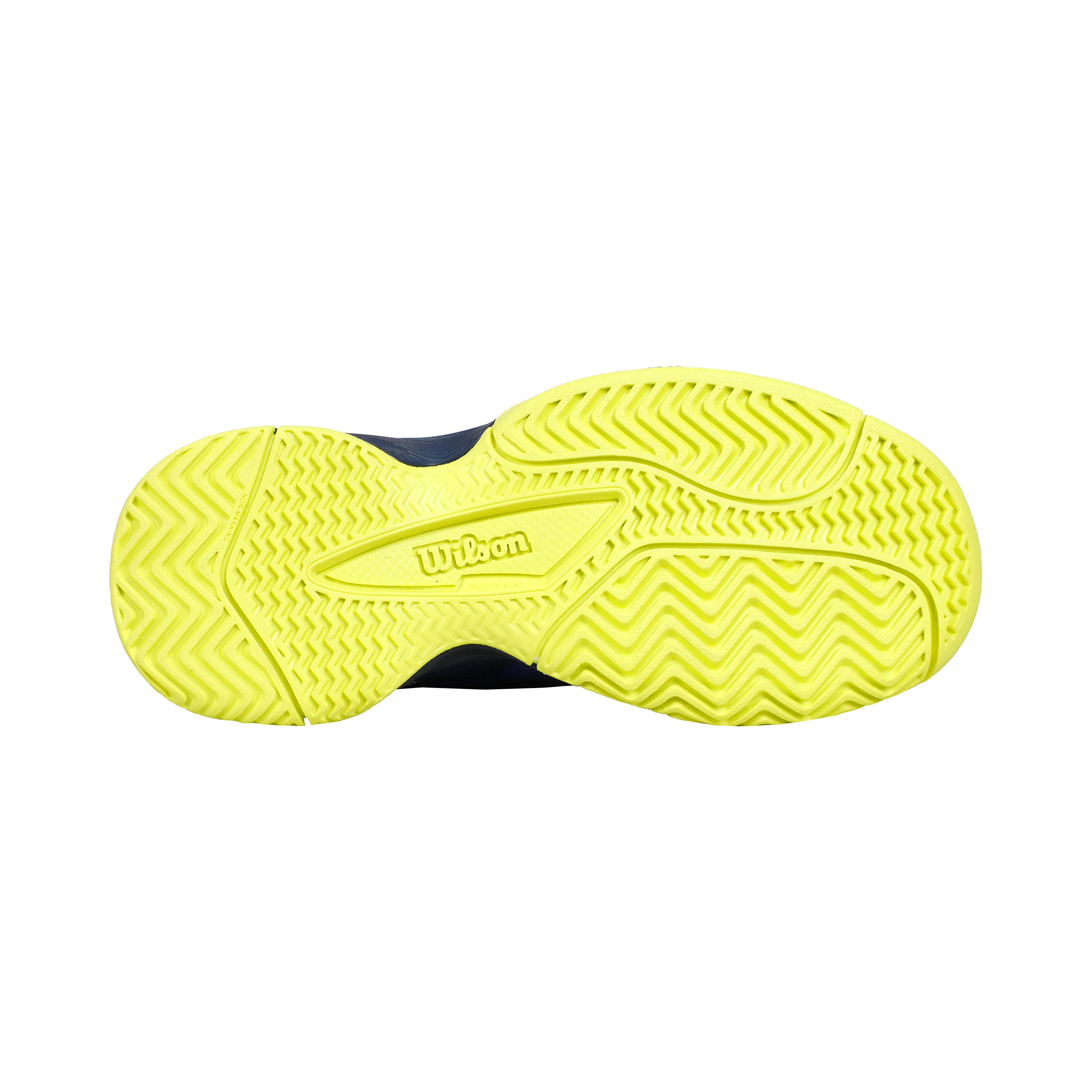 RUSH PRO AC Allcourtschuh Kinder-Blau,Neongelb - Image 4