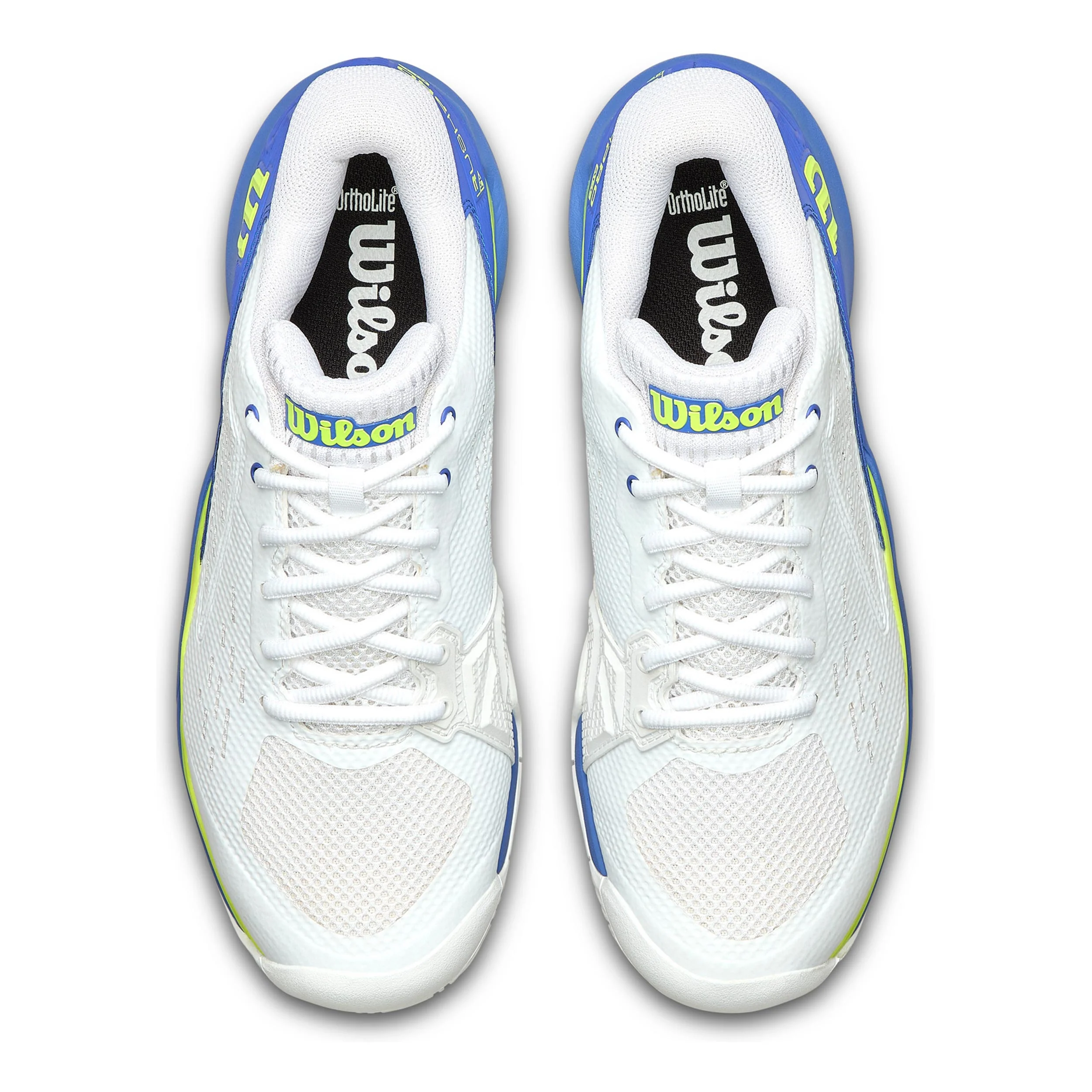 Rush Pro Ace Allcourtschuh Herren-Weiß,Blau - Image 3