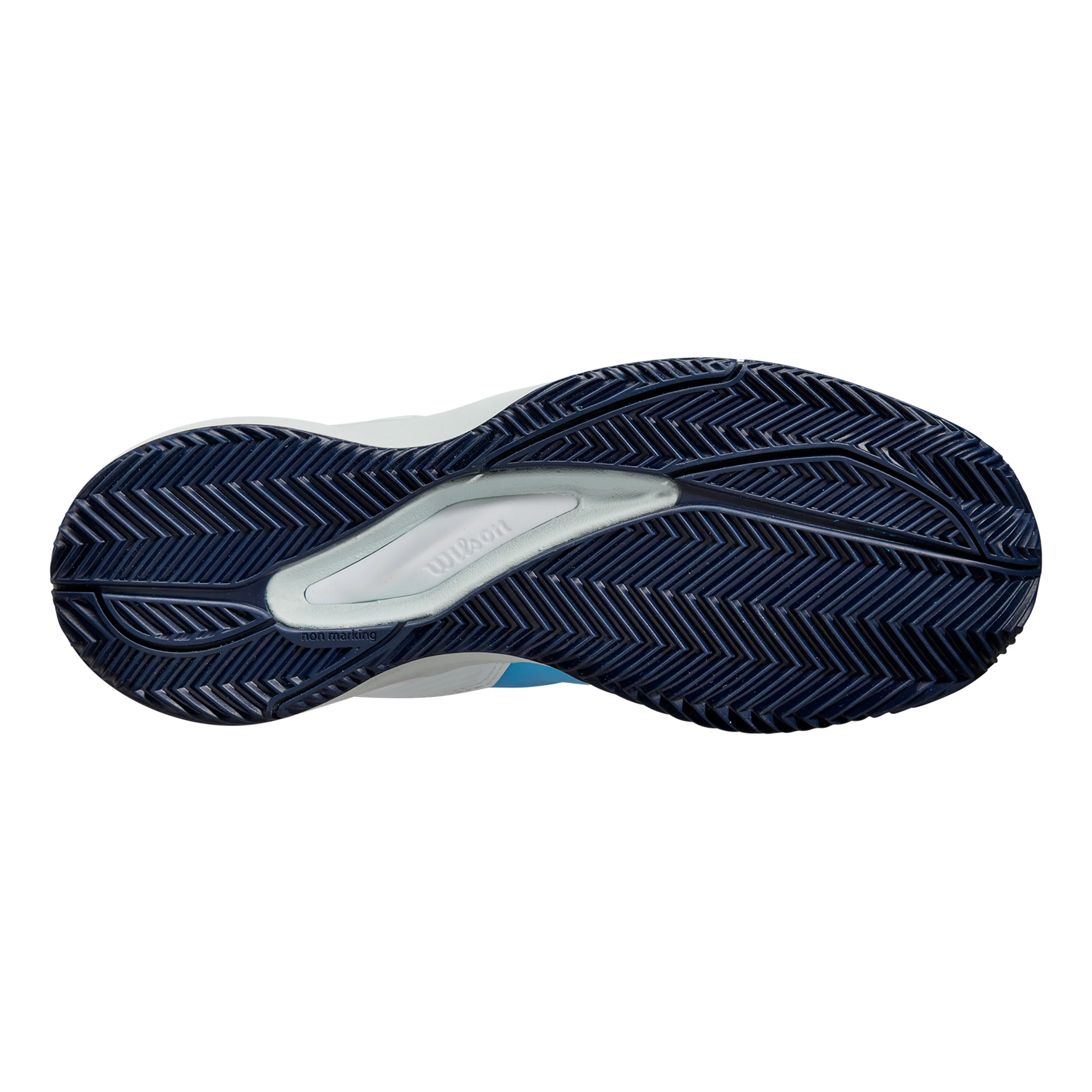 Rush Pro ACE CLY Sandplatzschuh Damen-Hellblau,Weiß - Image 4