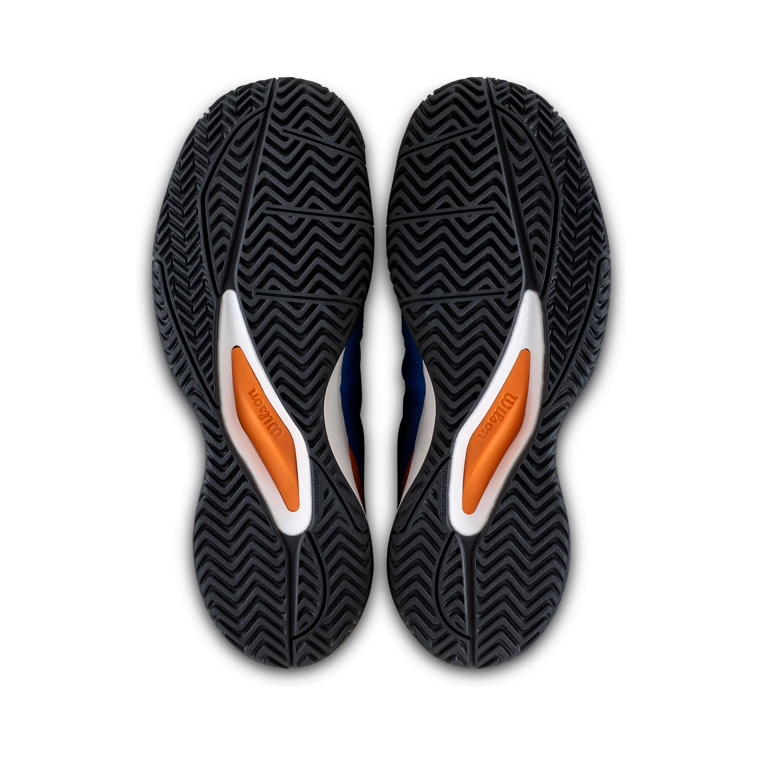 Rush Pro Ace Jr Allcourtschuh Kinder-blau, orange - Image 4