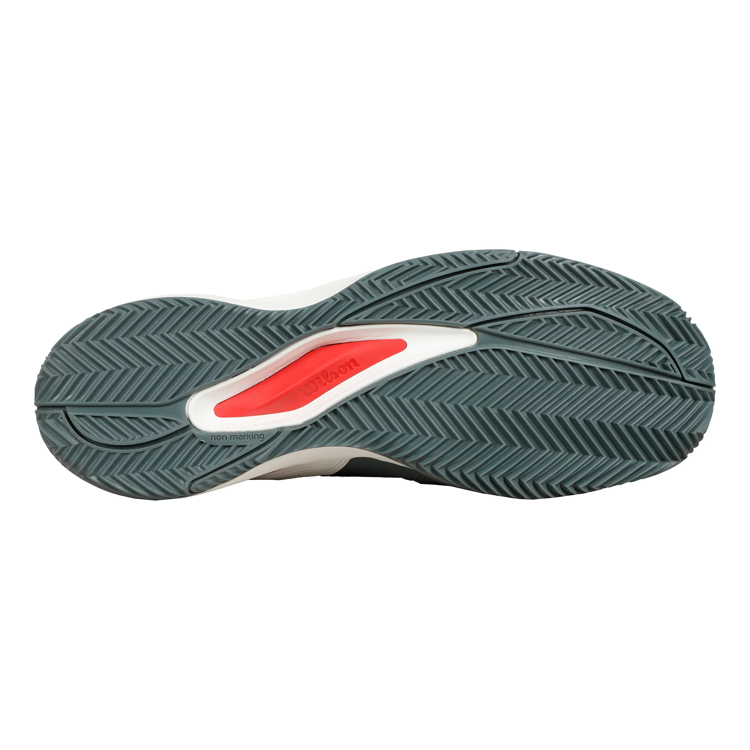 Rush Pro Ace Quiet Please Sandplatzschuh Herren-Grau,Orange - Image 4