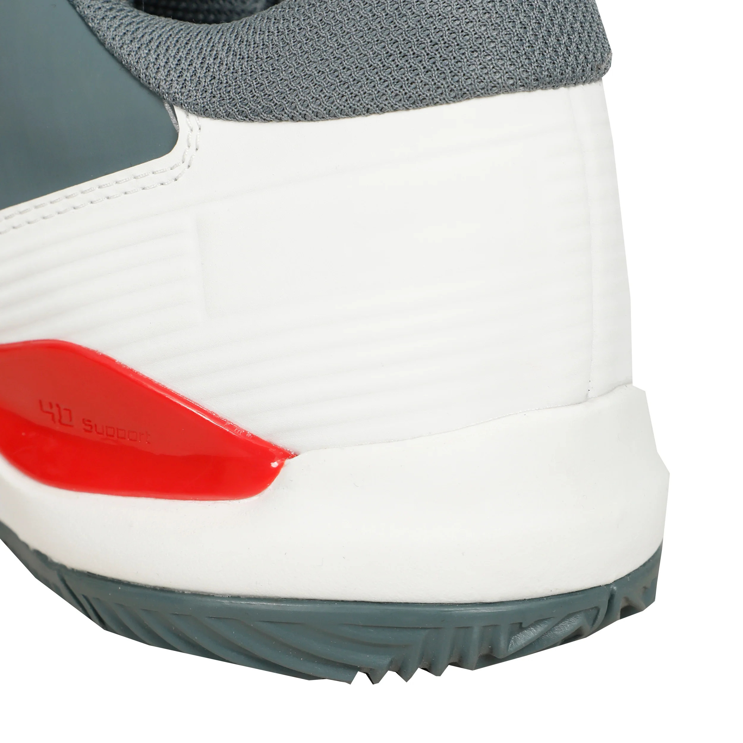 Rush Pro Ace Quiet Please Sandplatzschuh Herren-Grau,Orange - Image 7