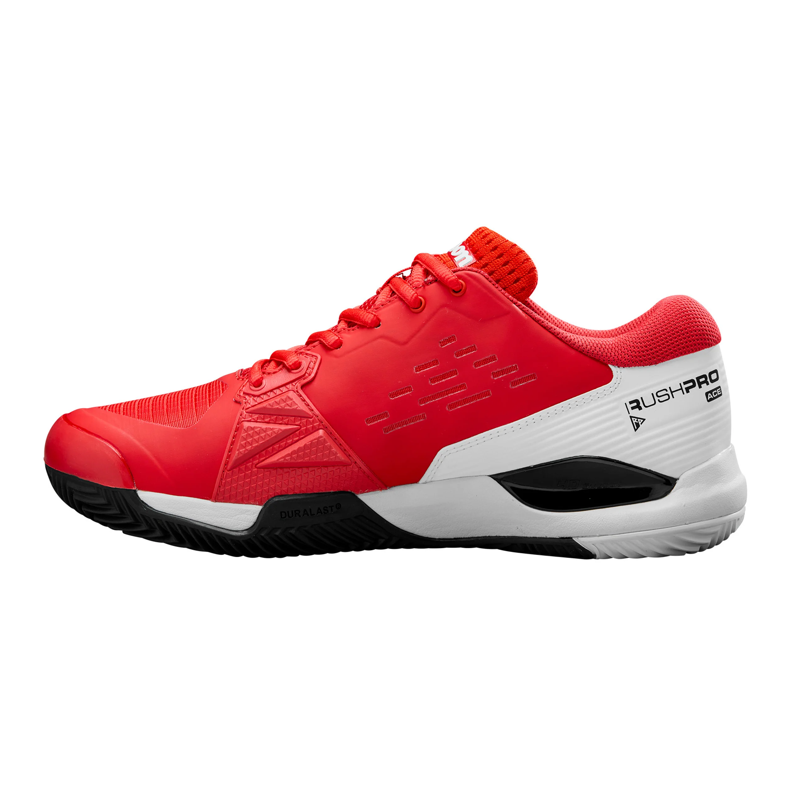 Rush Pro Ace Sandplatzschuh Herren-Rot,Weiß - Image 2