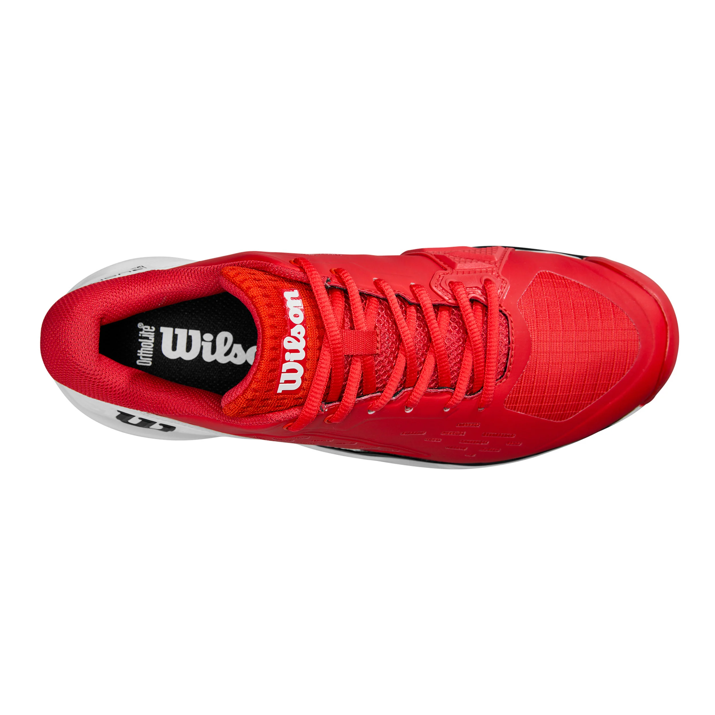 Rush Pro Ace Sandplatzschuh Herren-Rot,Weiß - Image 3