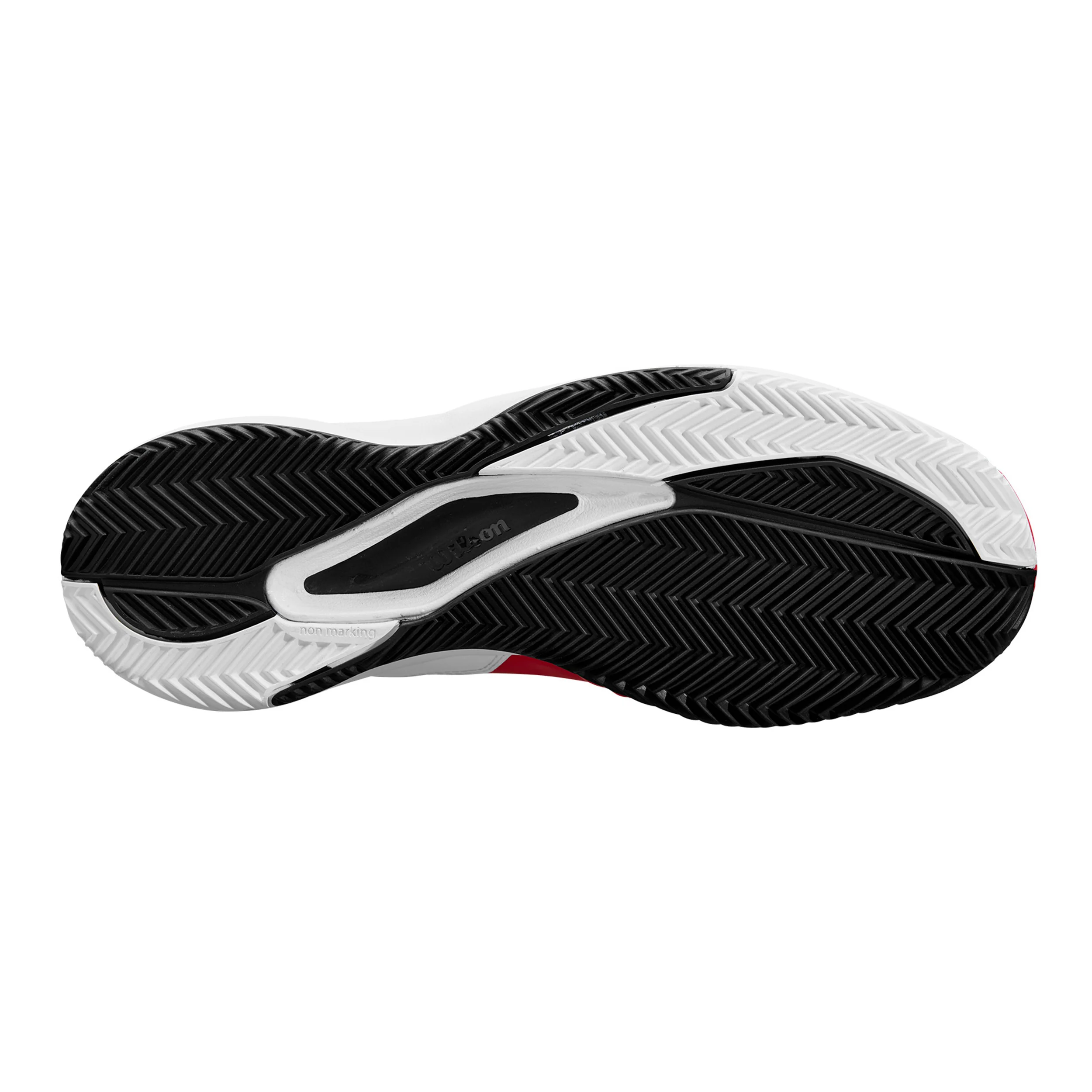 Rush Pro Ace Sandplatzschuh Herren-Rot,Weiß - Image 4
