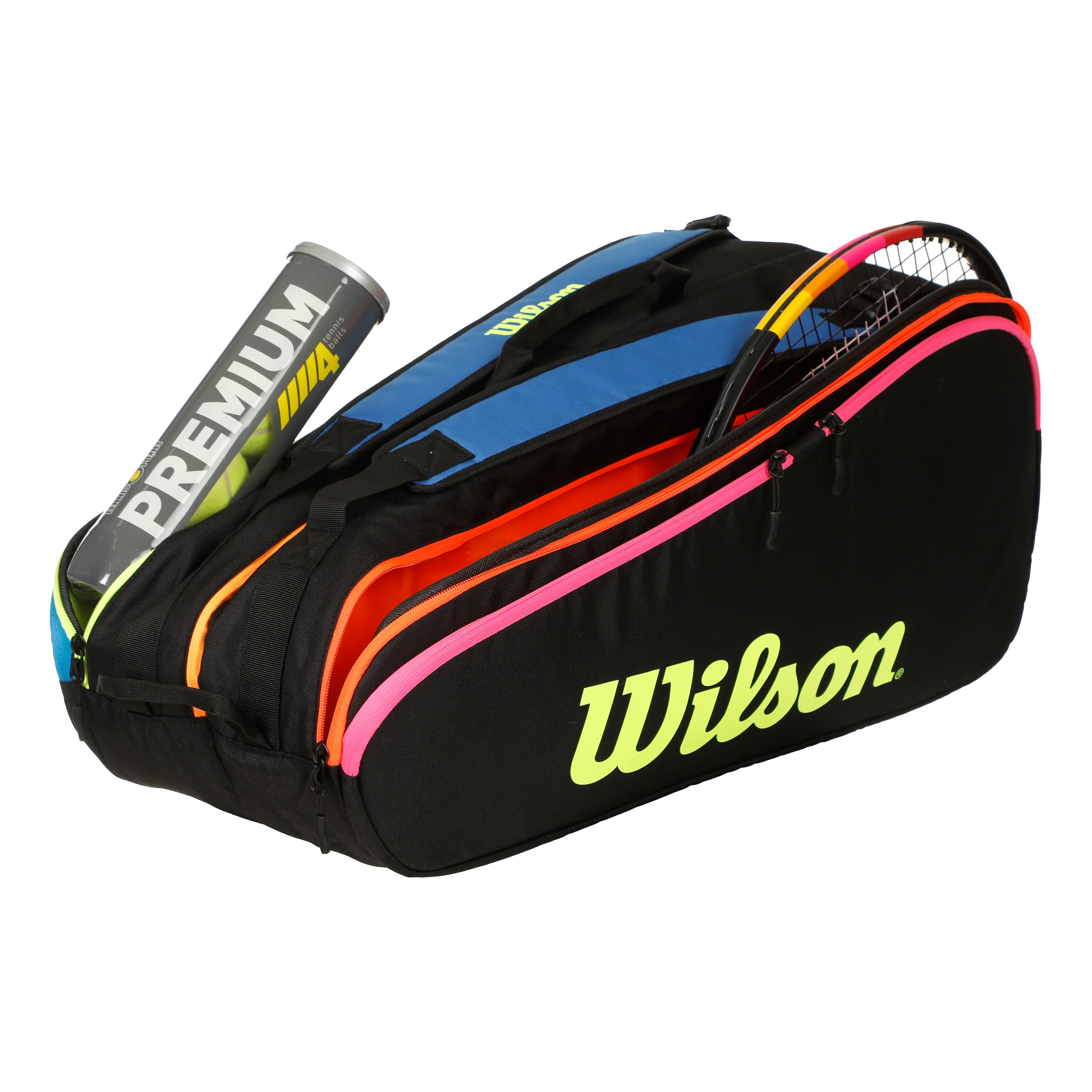 Team Neon Collection Schlägertasche 12er Special Edition-Schwarz - Image 4