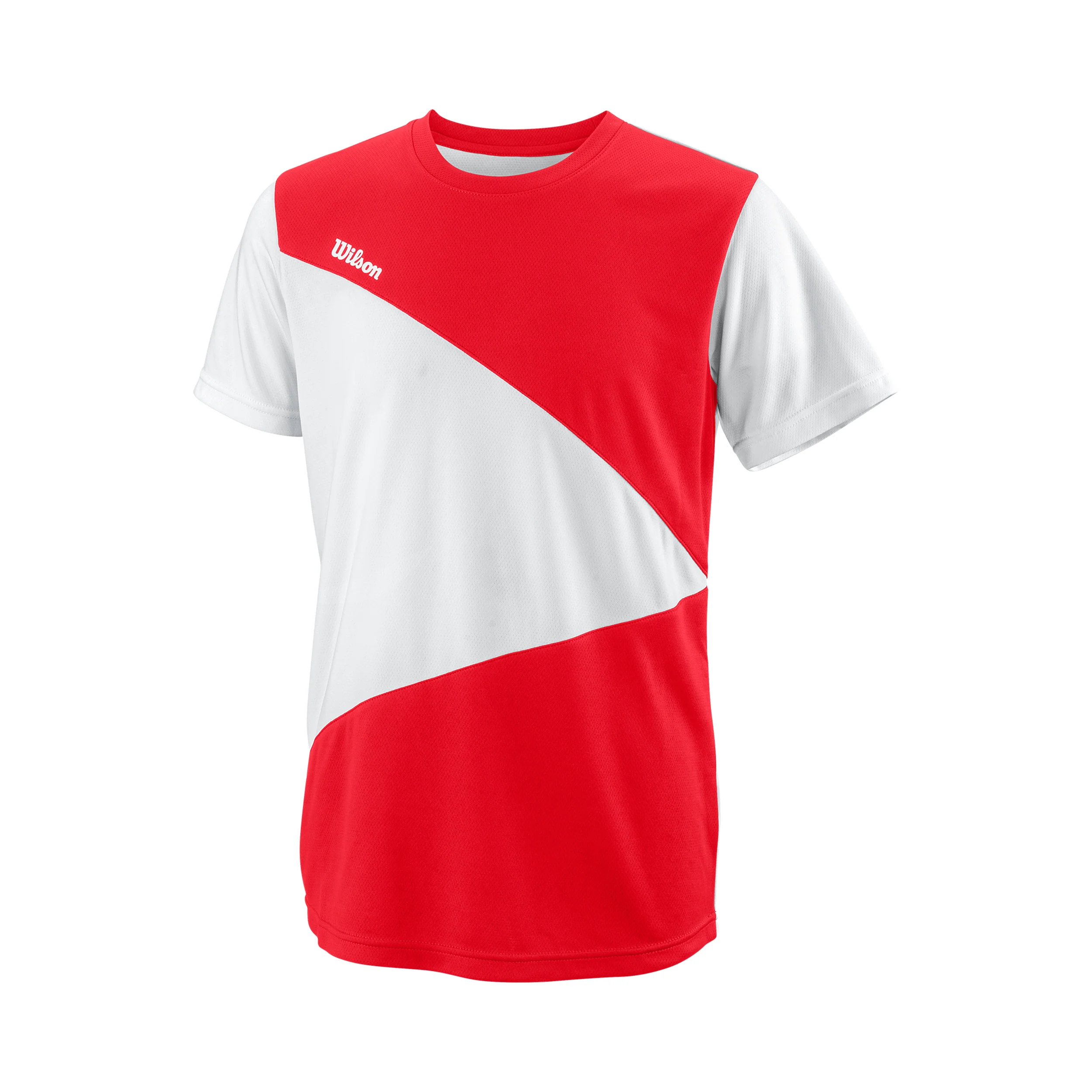 Team T-Shirt Jungen-Rot,Weiß